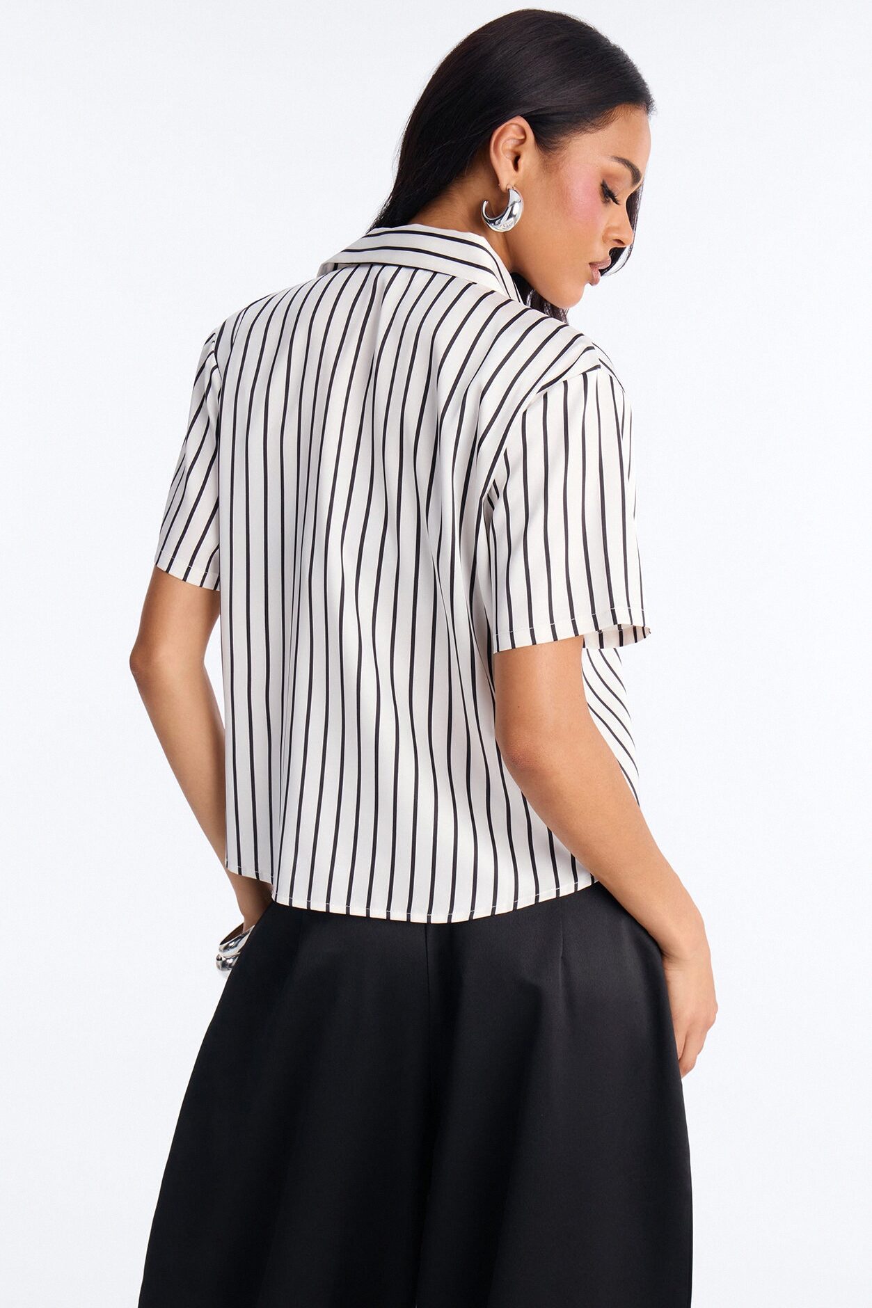 Whimsy Striped Shirt - Ivory/combo