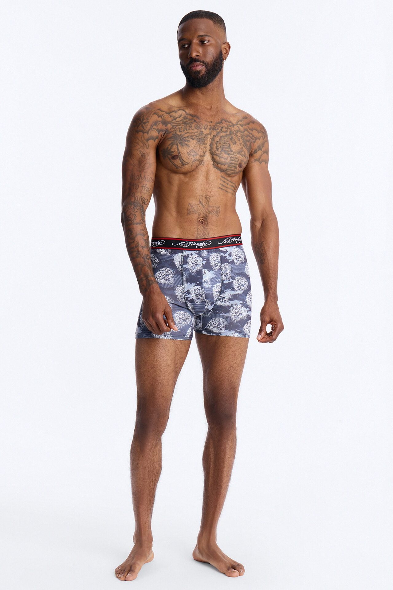 Legacy Flight Ed Hardy 3 Pack Cartoon Boxer Briefs - Multi Color