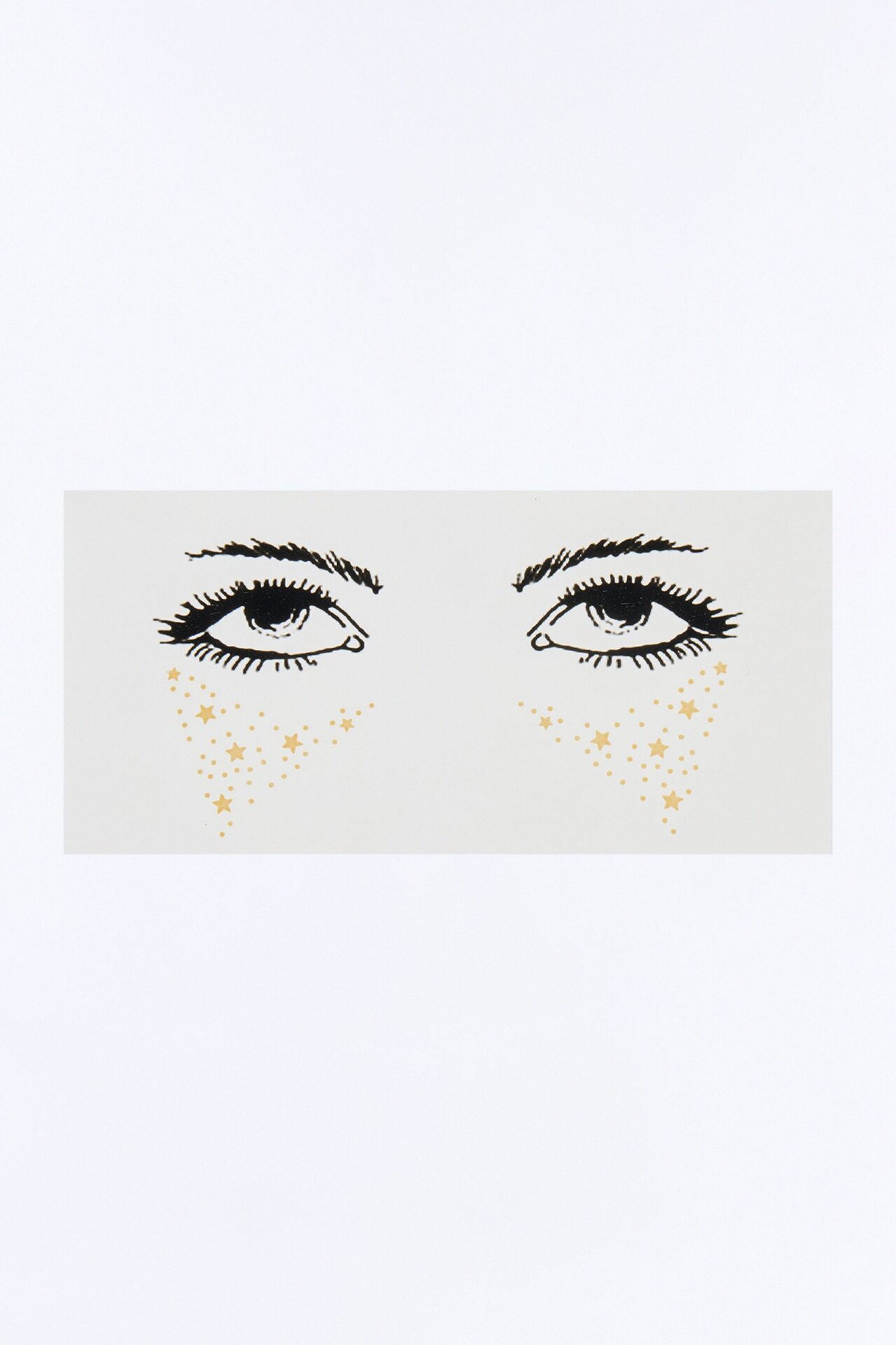 Stardust Tears Face Stickers - Gold