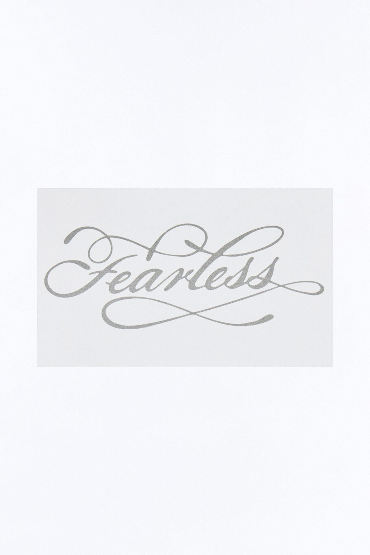 Fearless Temporary Tattoo - Black