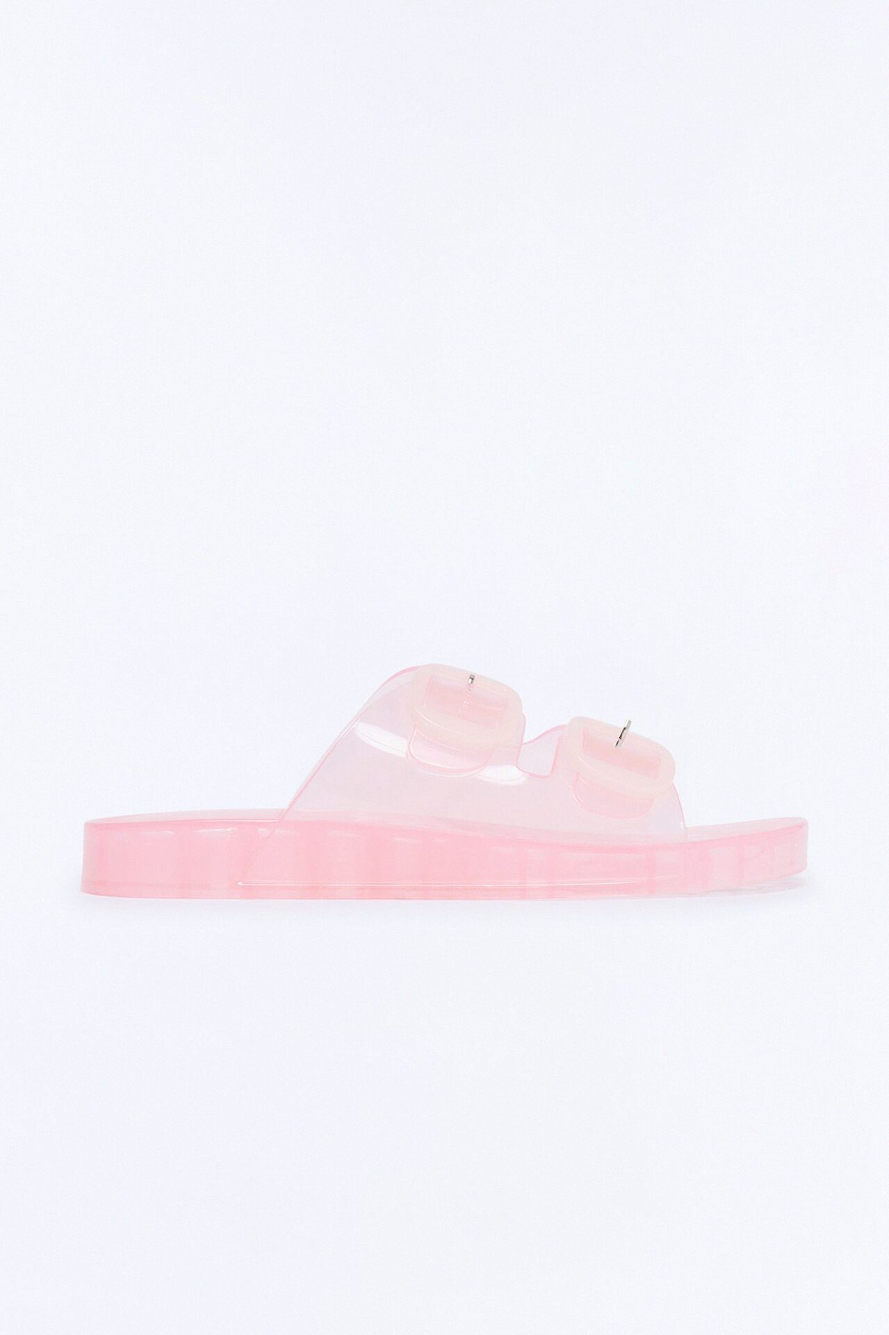 Allie Double Buckle Slides - Pink