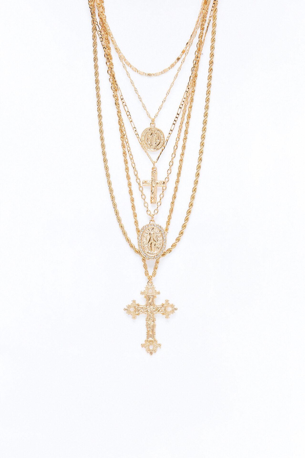 All I See Layered Necklace - Gold