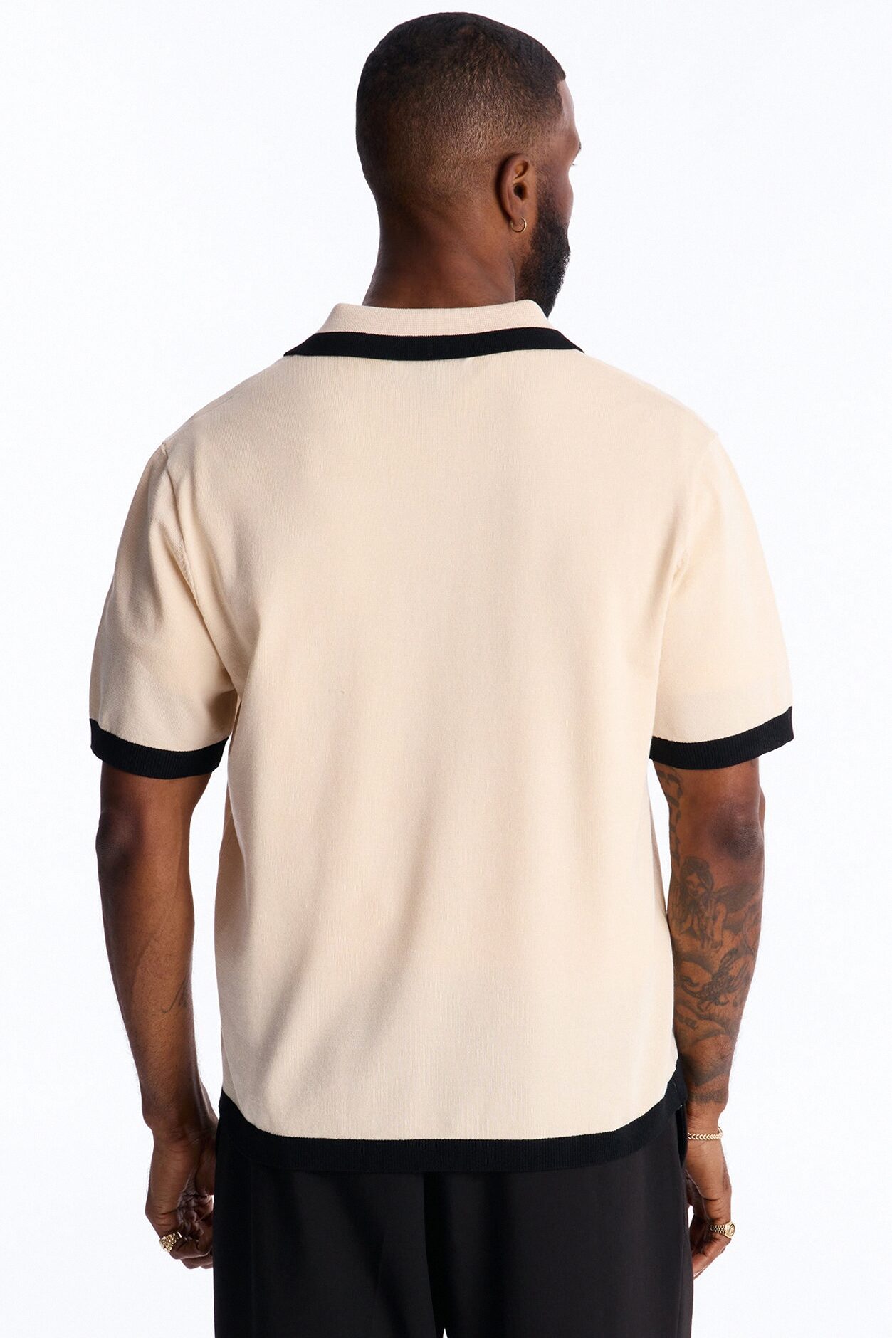 Rue Saint Johnny Collar Polo - Tan