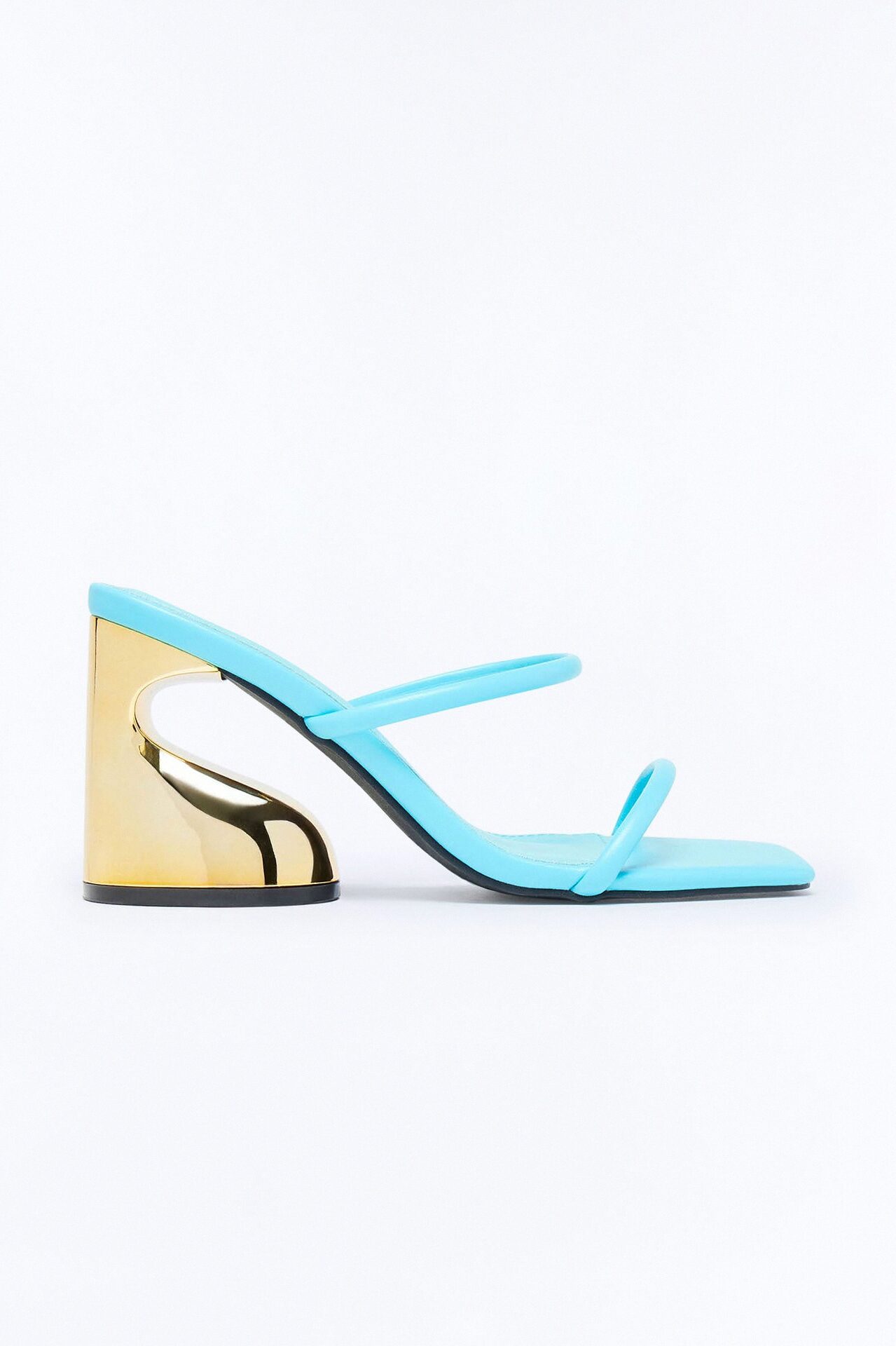 Try Your Luck Novelty Mules - Turquoise