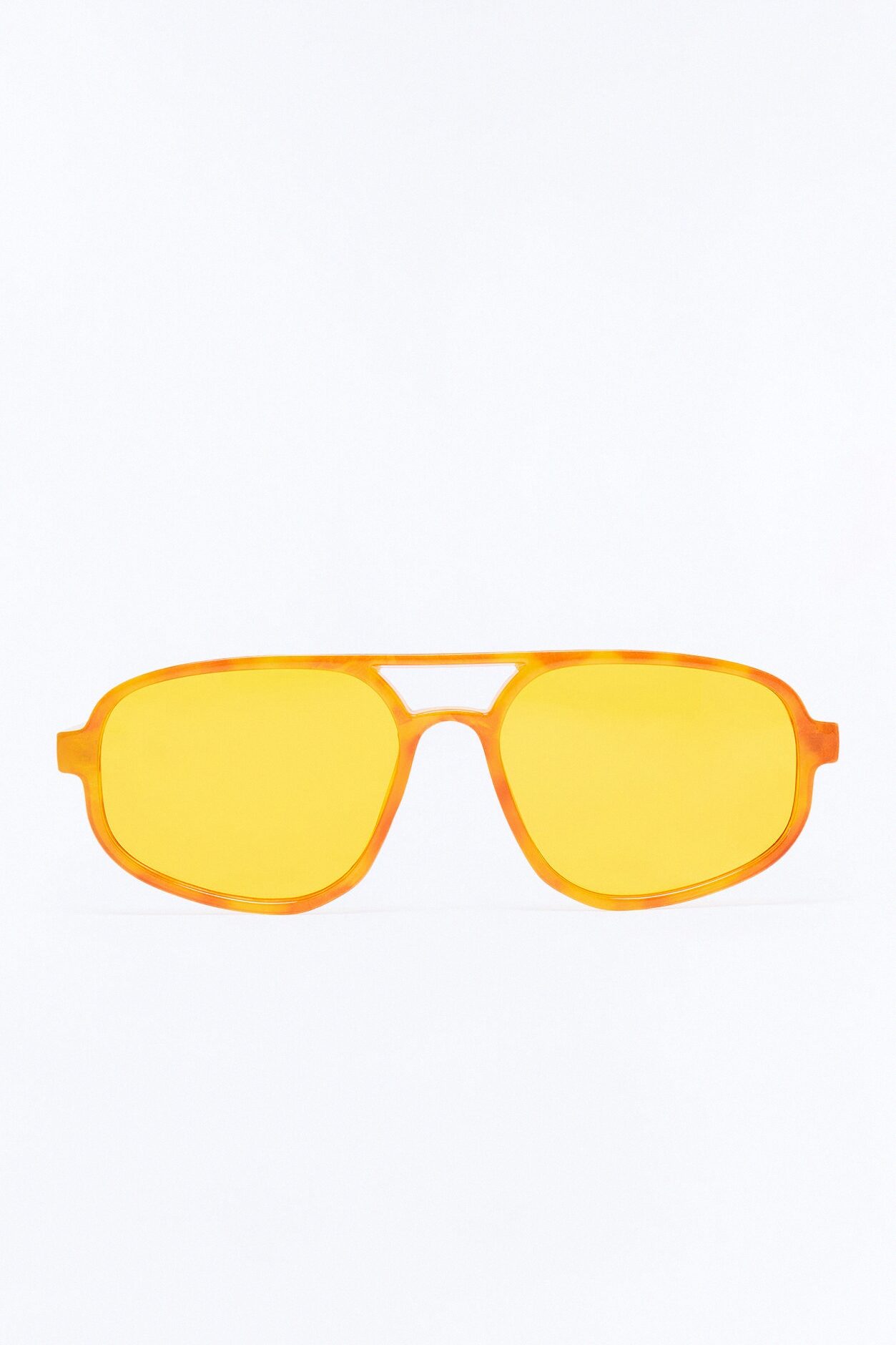 Summer Escape Shield Sunglasses - Yellow