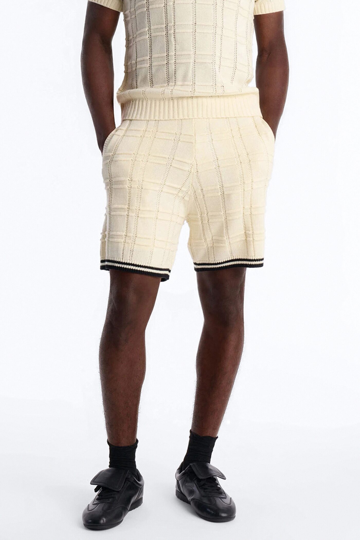 Relaxed Riviera Knit Short - Cream