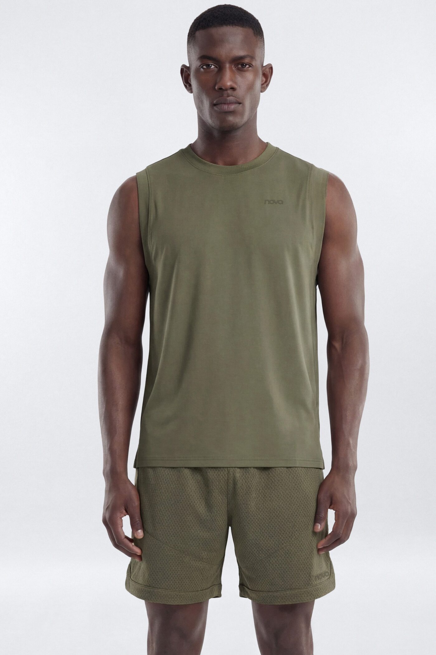 HexTech™ Active Muscle T-Shirt - Moss