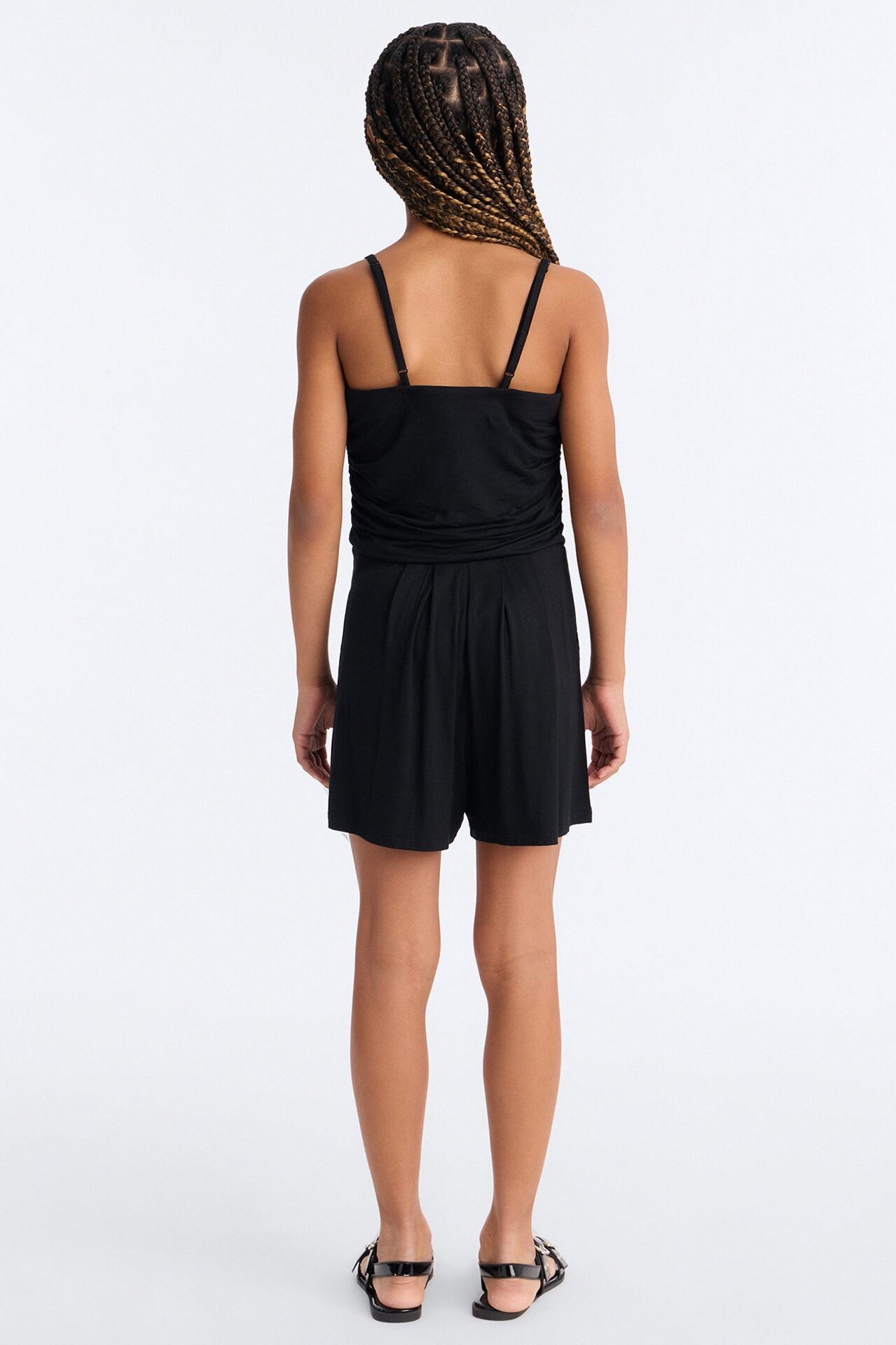 Mini Anchors Away Romper - Black