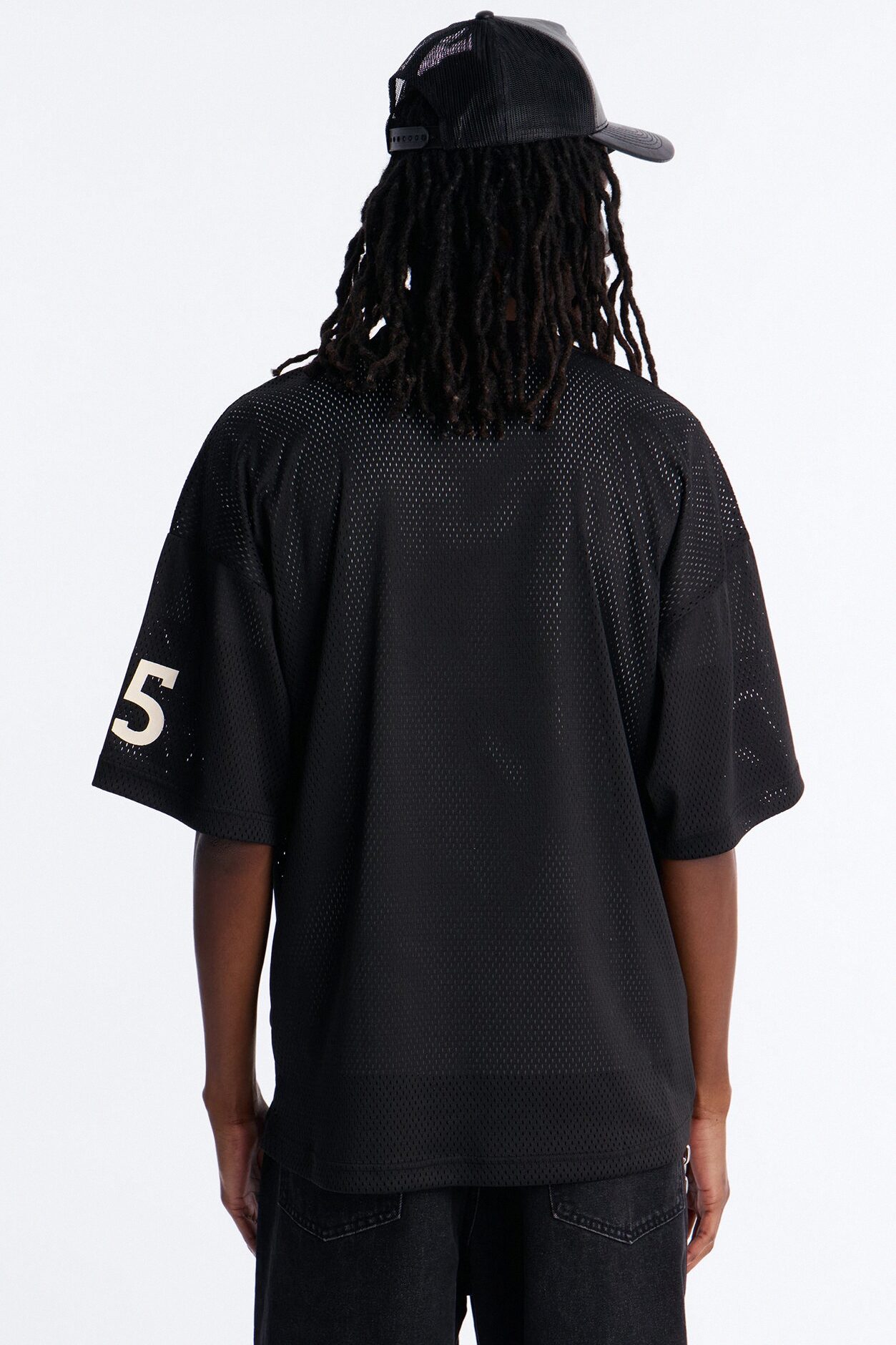 Jersey Fit Paris 75 V-Neck Shirt - Black