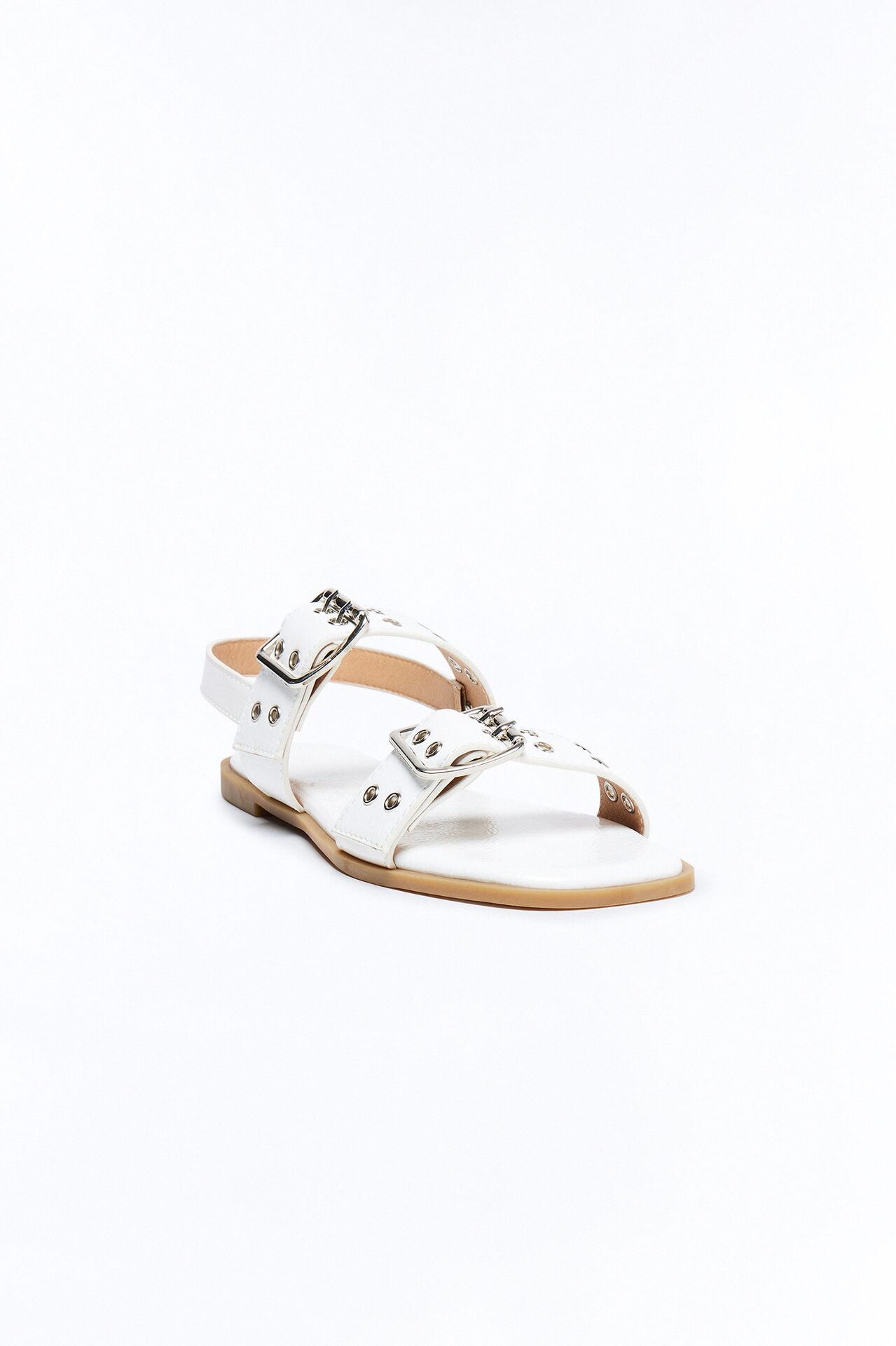 Mini Happy Travels Sandals - White