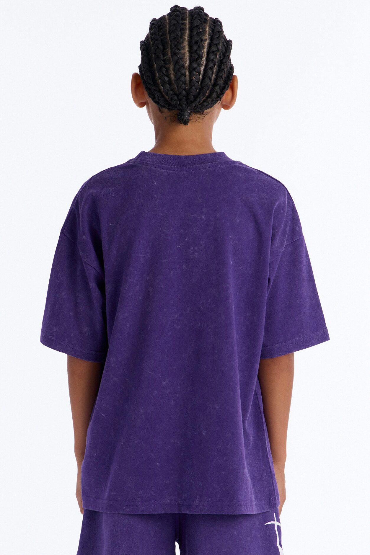 Mini Royalty Rule Short Sleeve Tee - Purple
