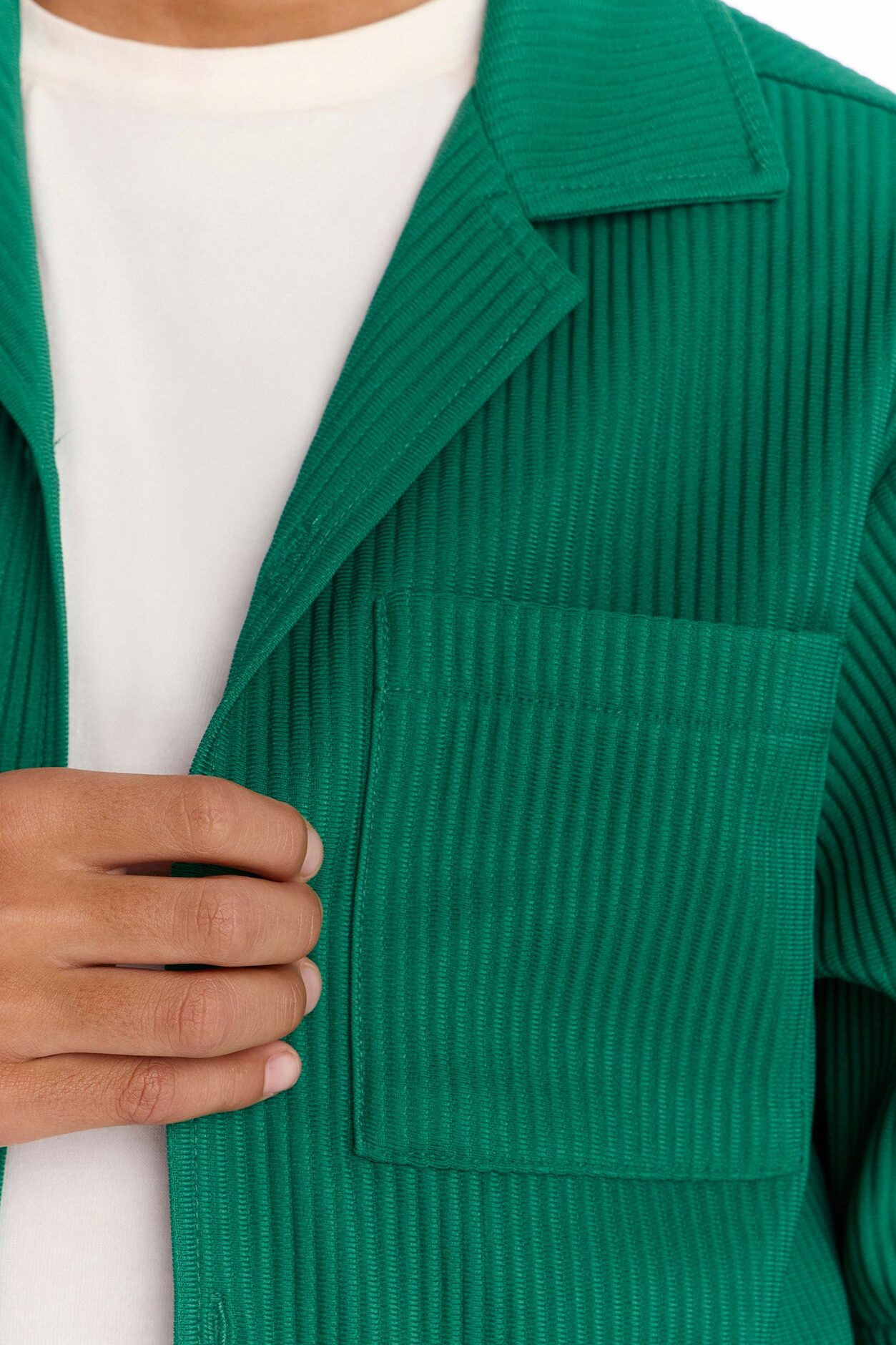 Mini Show Up Short Sleeve Cuban Shirt - Green