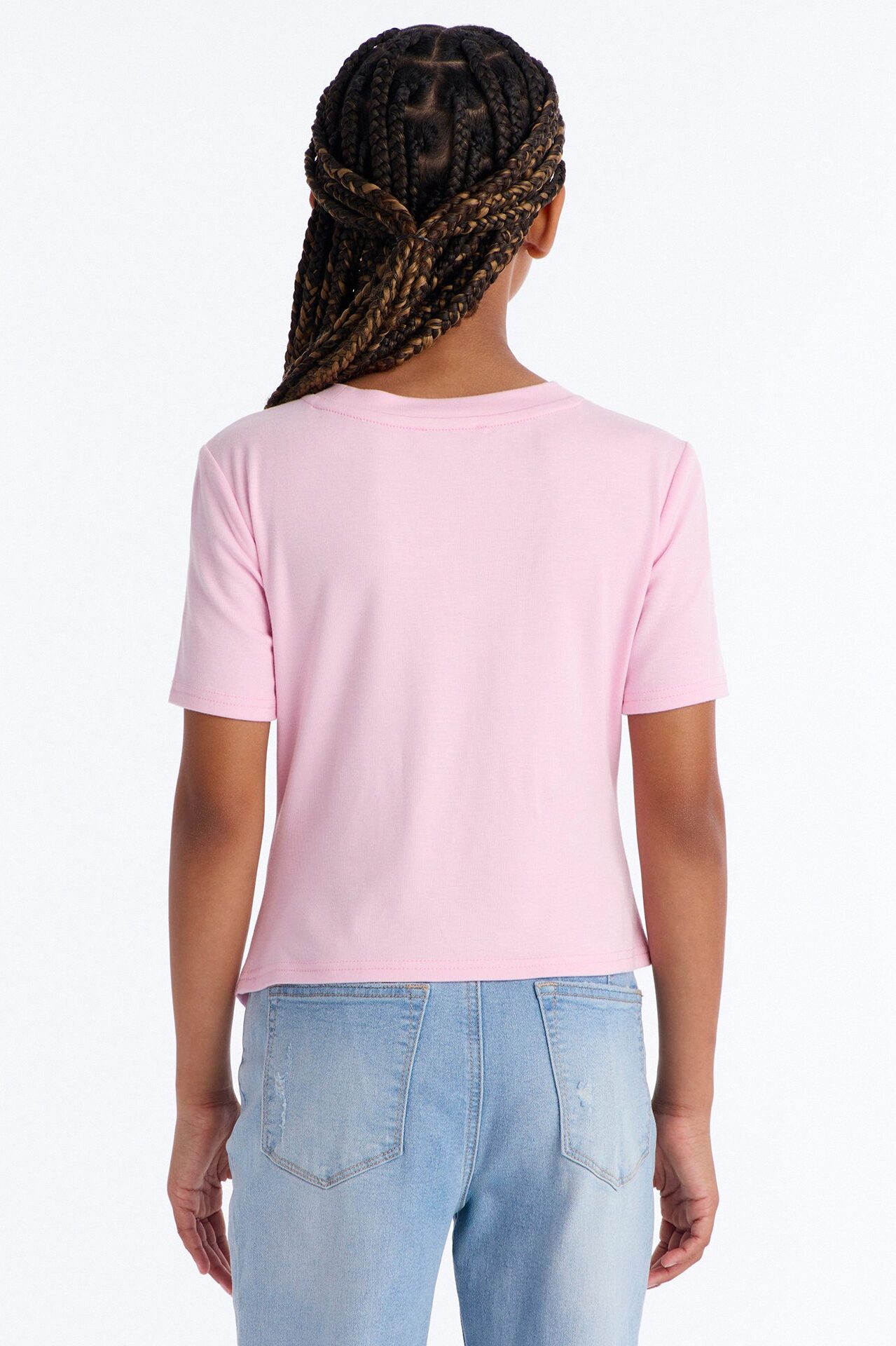 Mini Take Control Asymmetrical Top - Pink