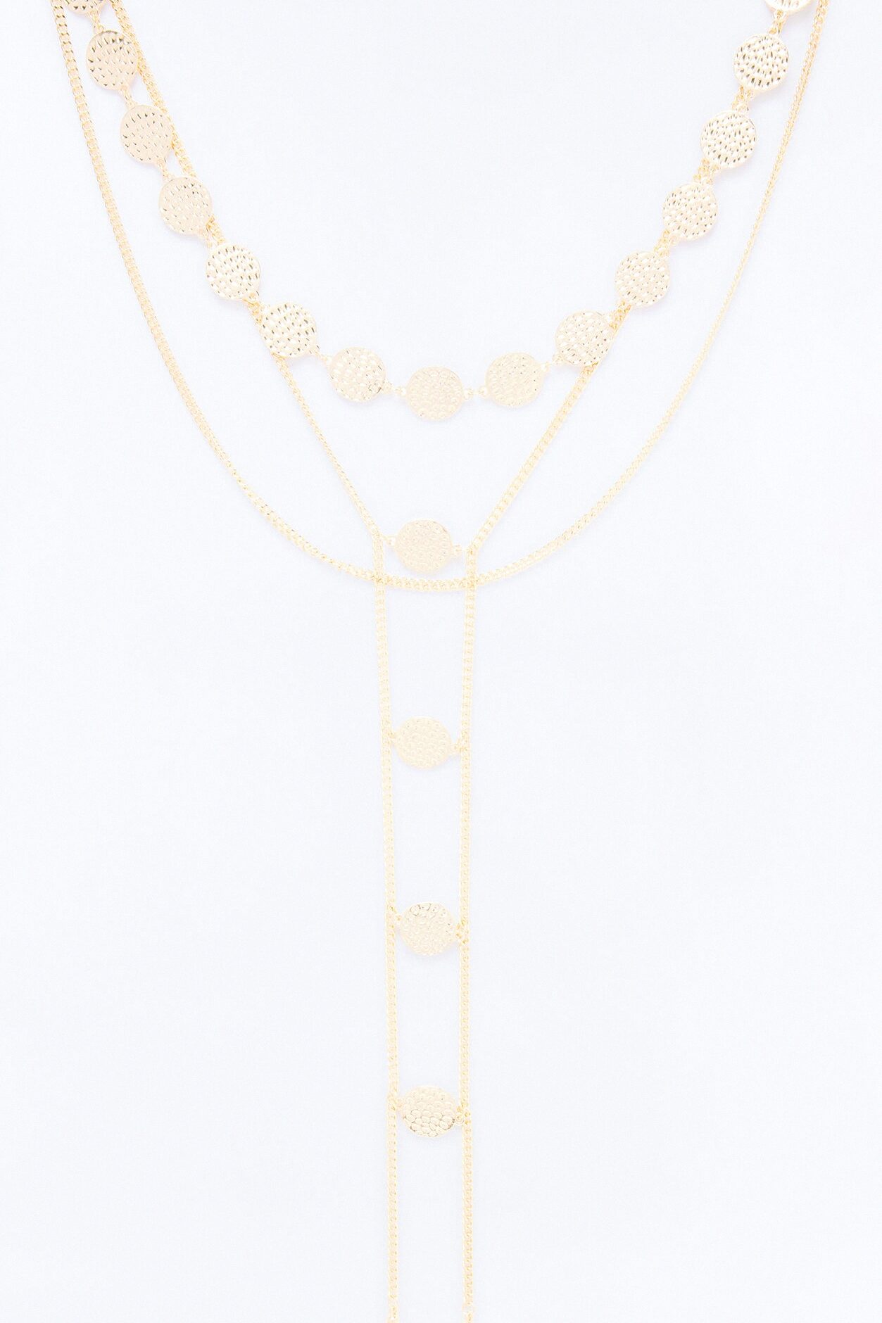Tulum Escape Lariat Necklace - Gold