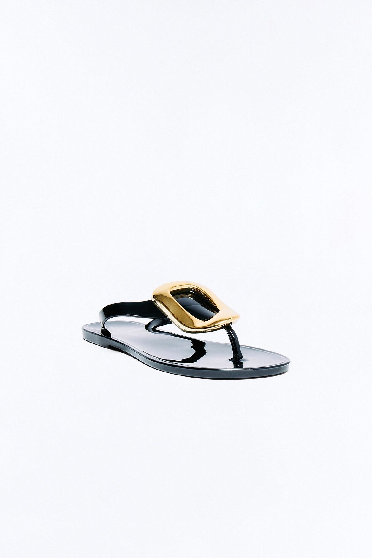 Kaneohe Hardware Flip Flops - Black