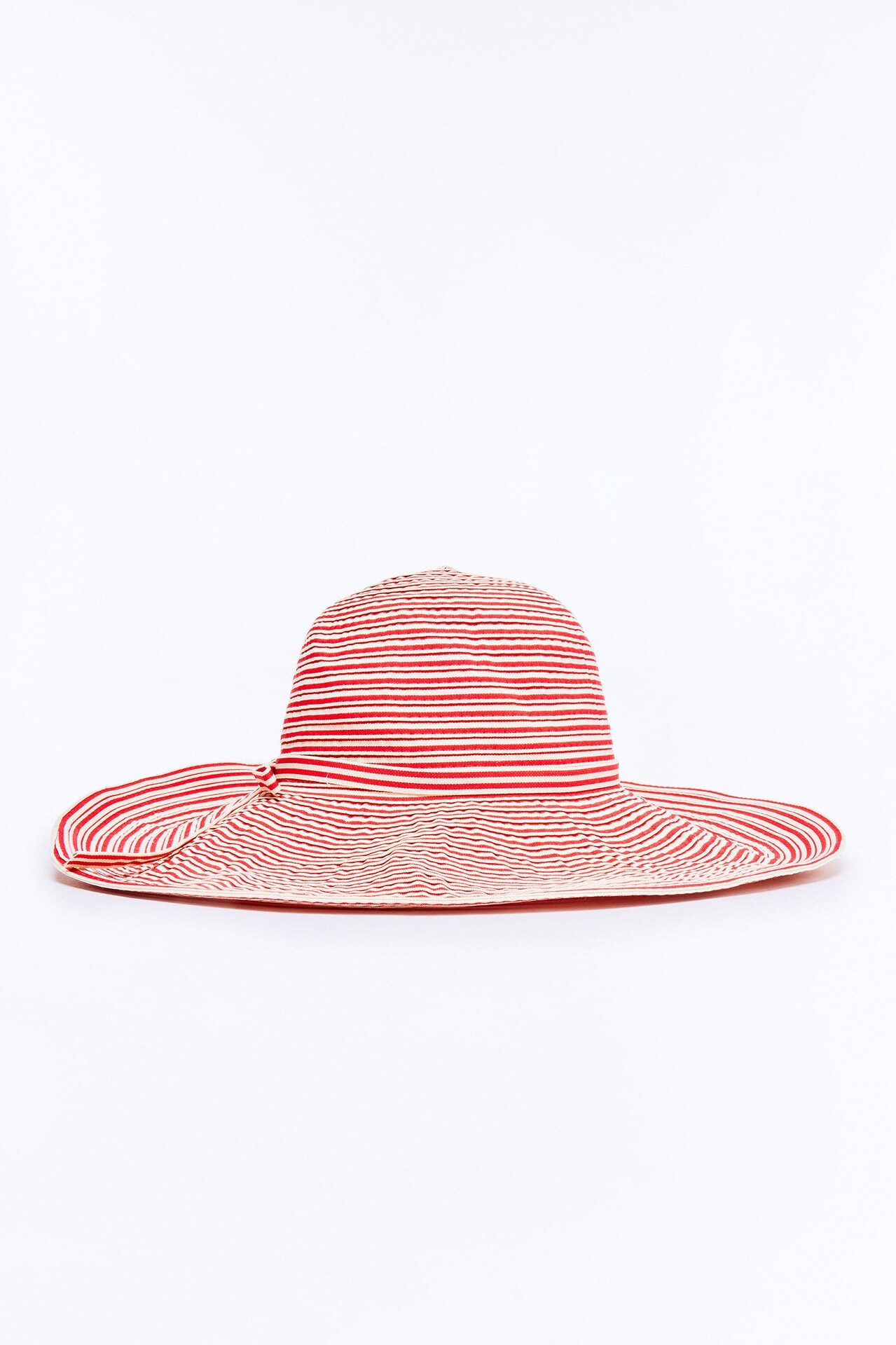 Beach Days Packable Sun Hat - Red/White
