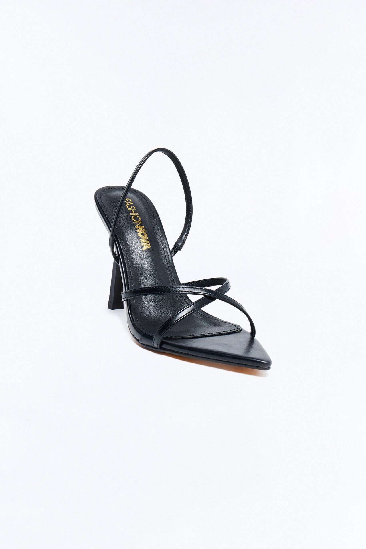 Annalise Stiletto Slingback Heels - Black