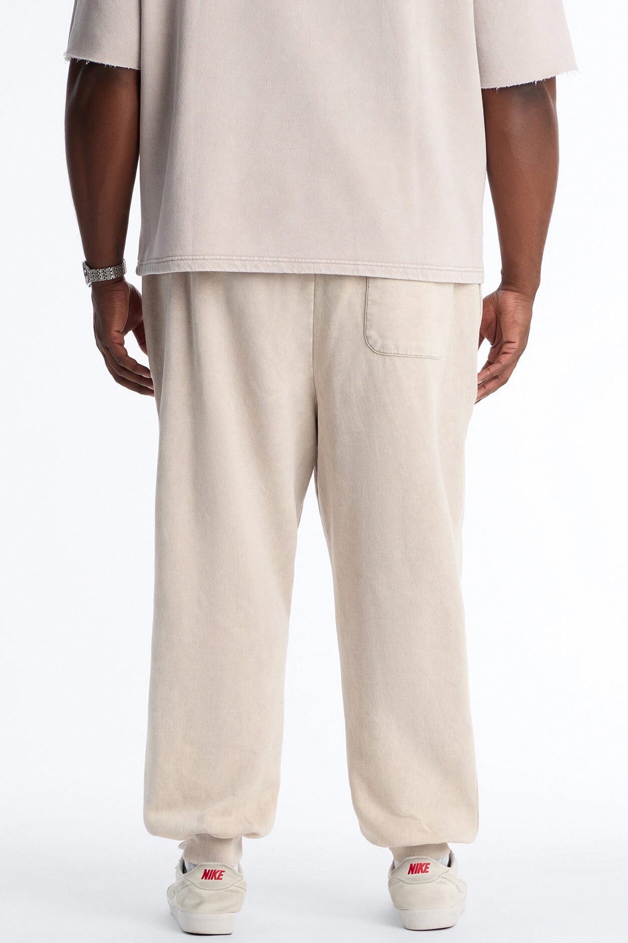 On The Go Washed Jogger - Taupe