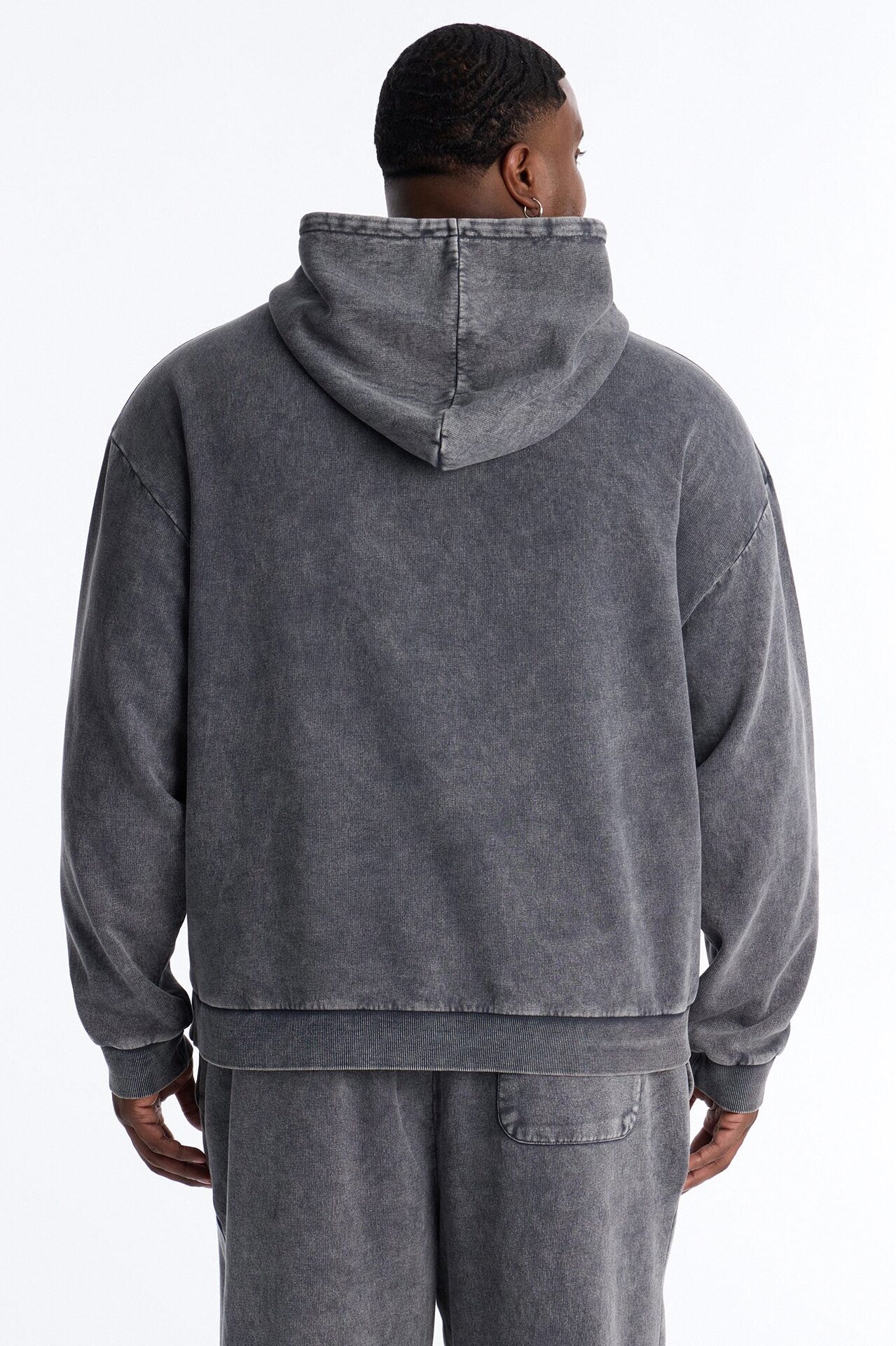 On The Go Washed Hoodie - Charcoal