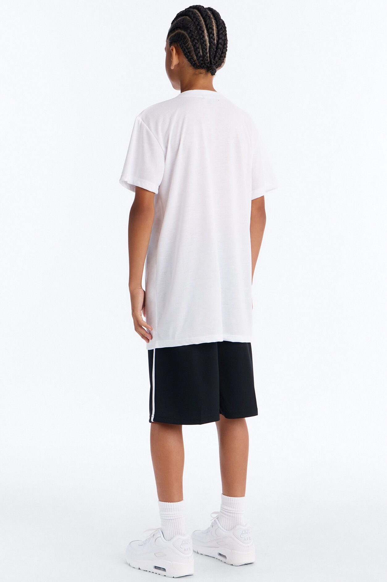 Mini Money Is My Priority Short Set - White/Black