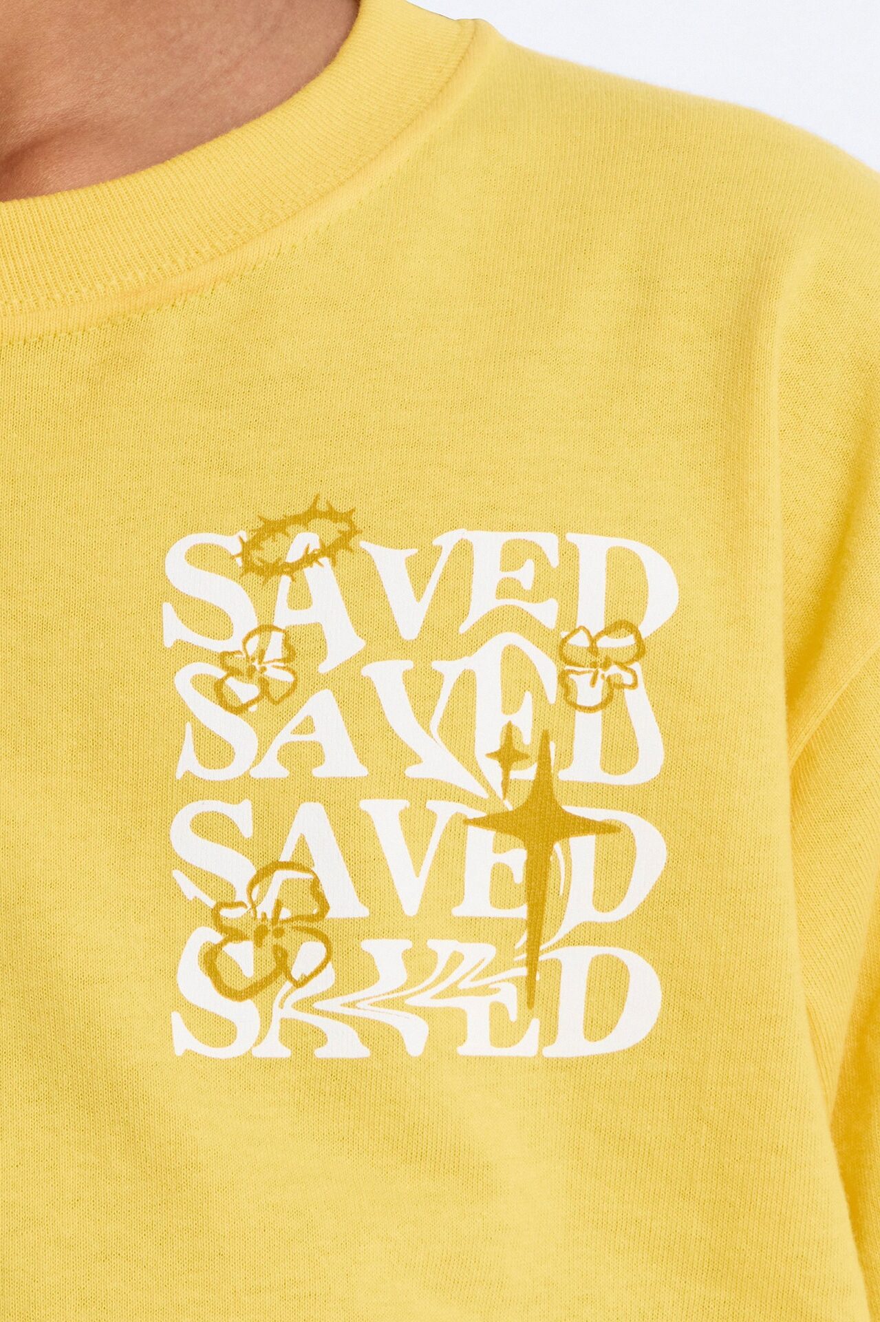 Mini Saved Short Sleeve Tee - Yellow