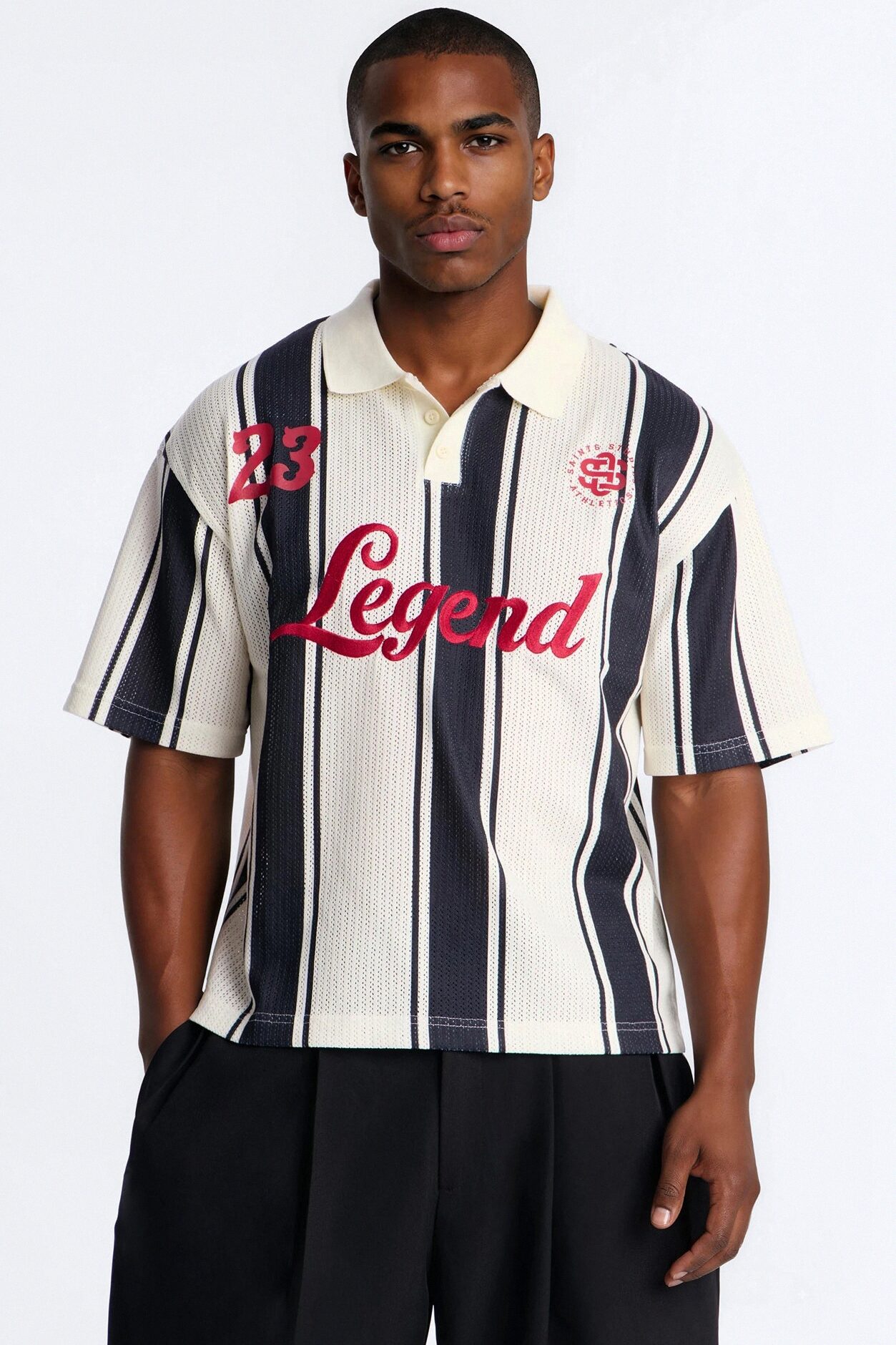 Legends 23 Short Sleeve Polo - Black