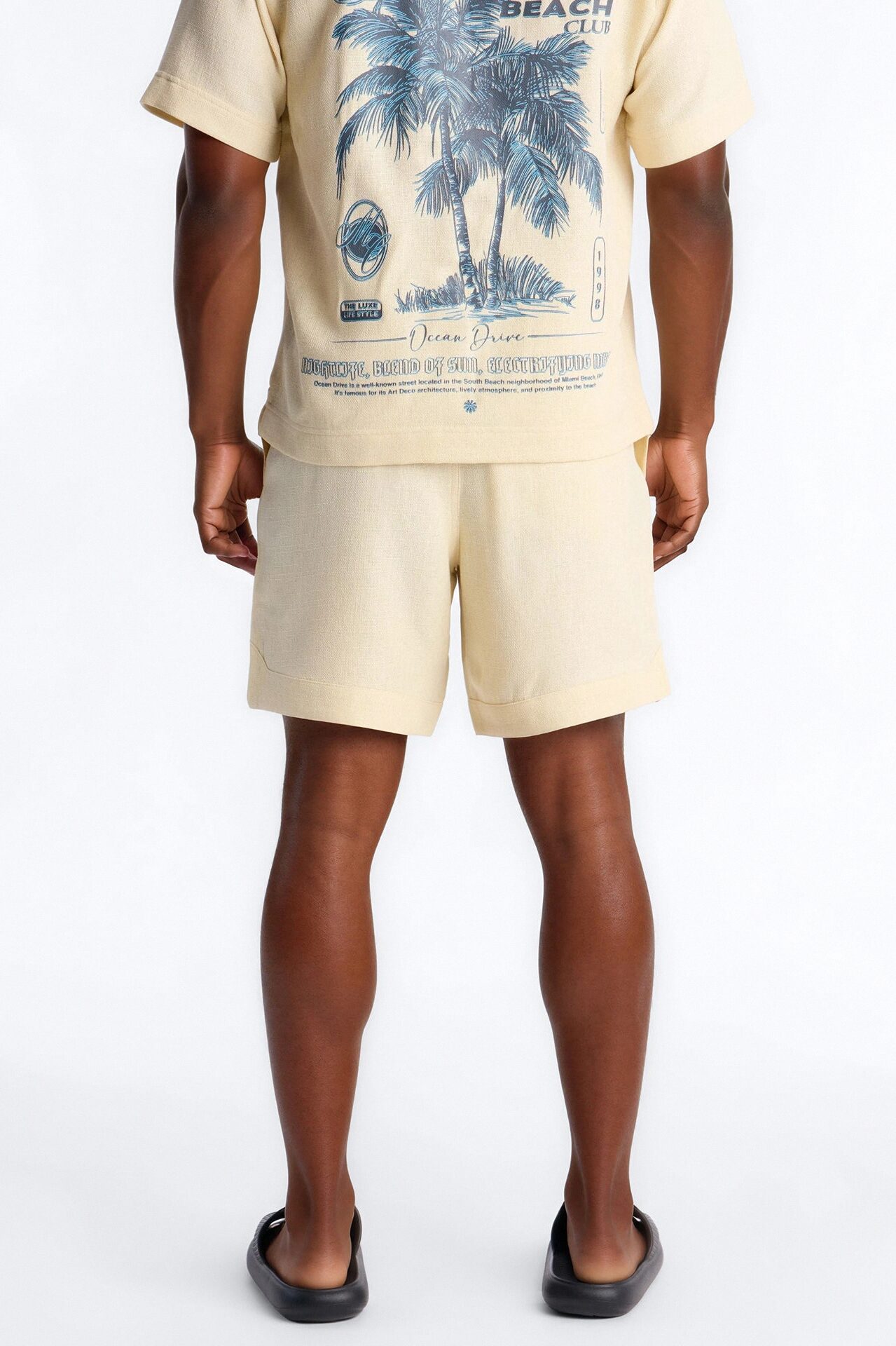 Relaxed Miami Beach Club Short - Butter Yellow