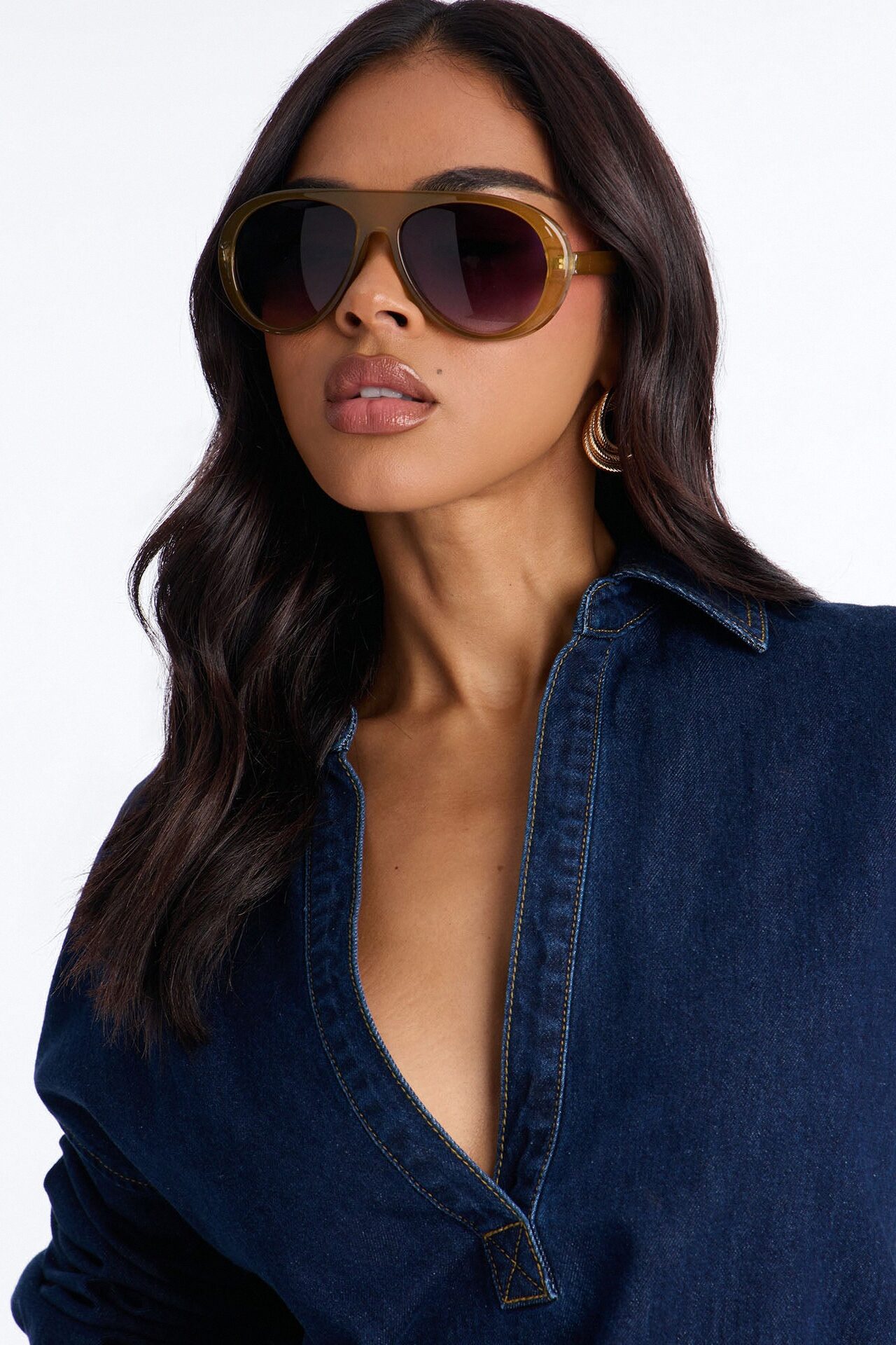 Rose View Sunglasses - Olive