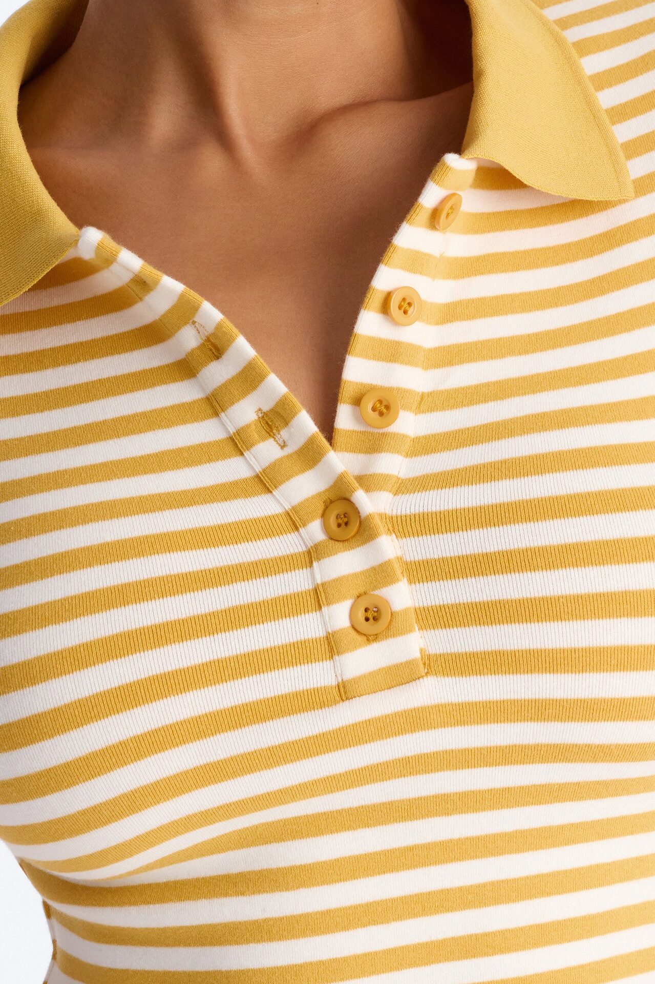 Nellie Stripped Shirt - Yellow/combo