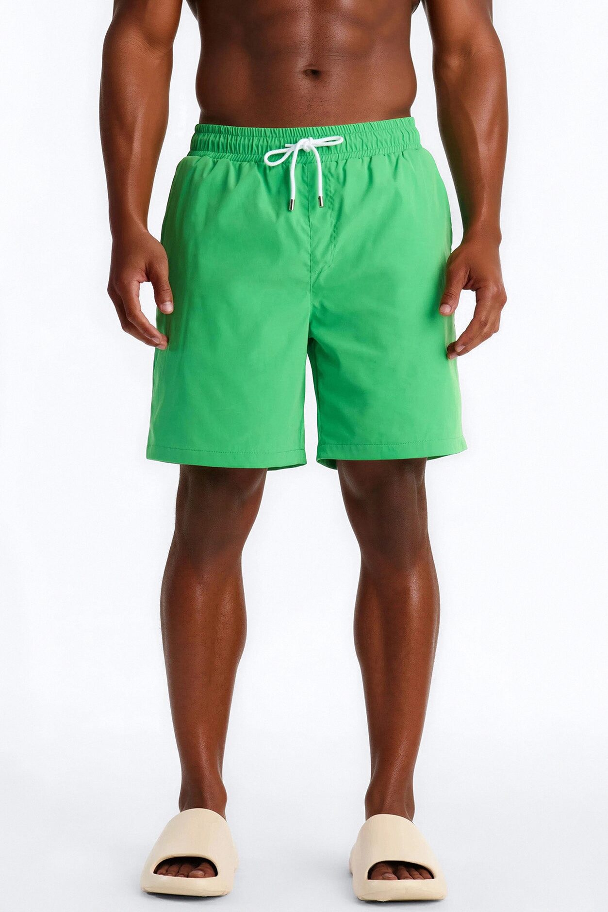 Wild Island Reactive Swim Trunk 7″ - Green