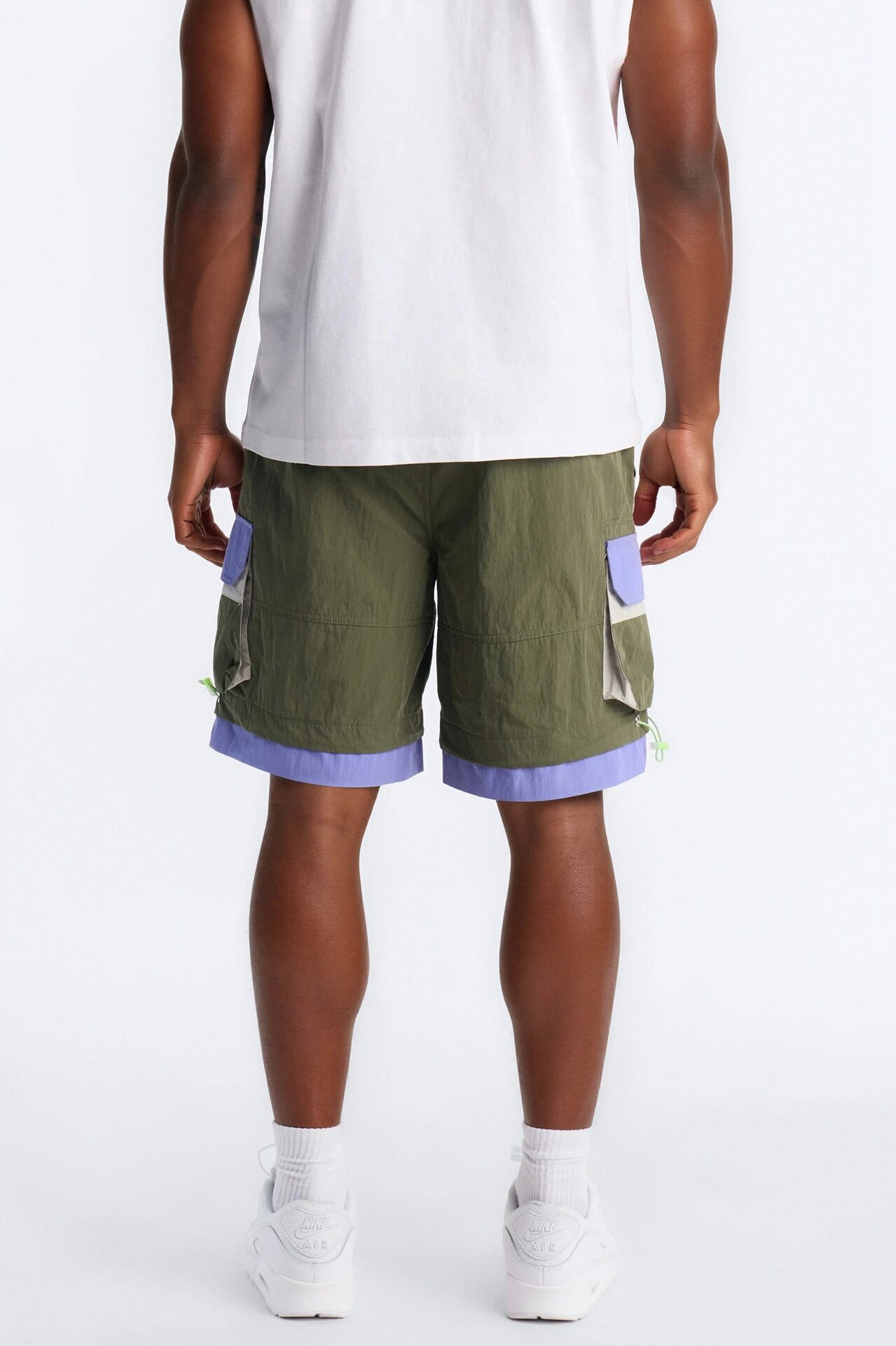 Empowering Colorblock Cargo Short - Multi Color