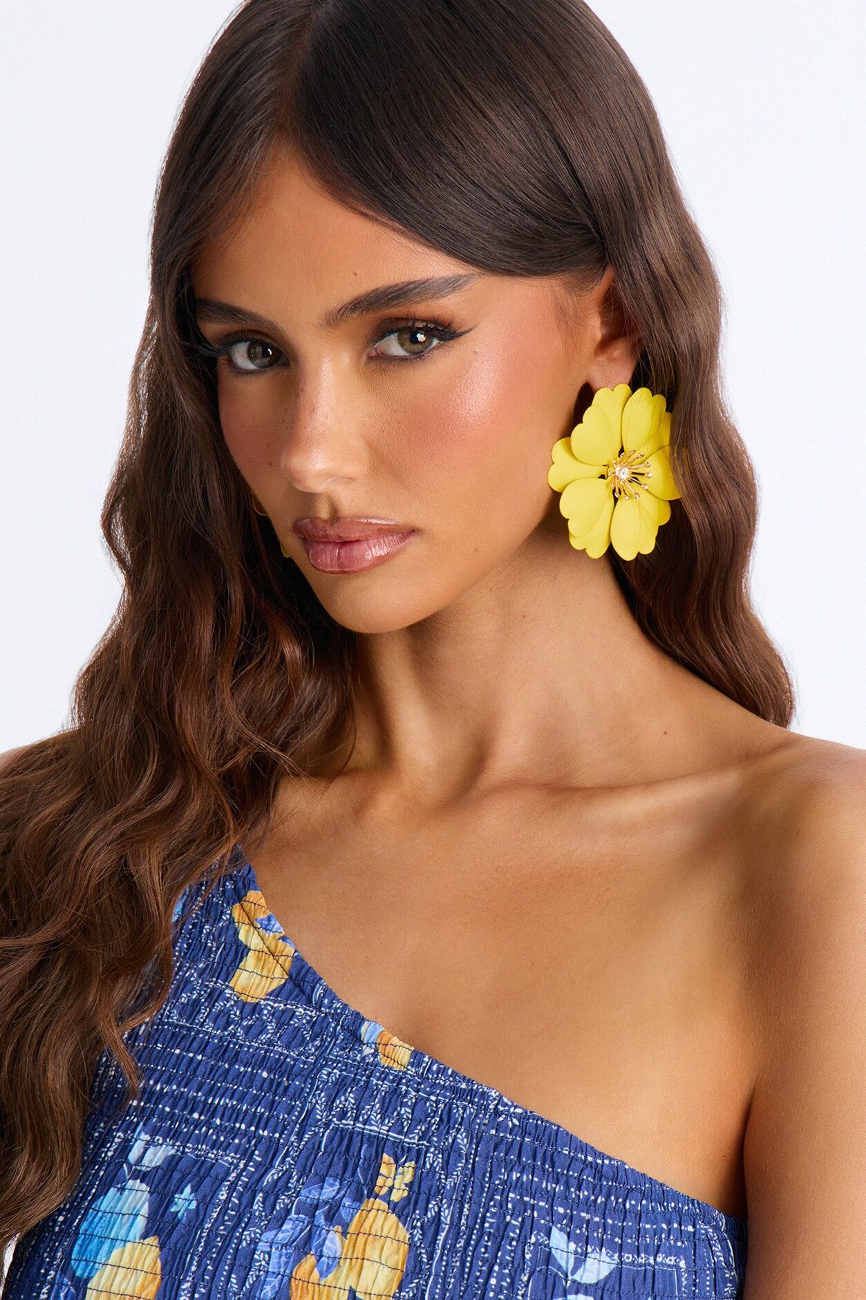 Fleurish Earrings - Yellow