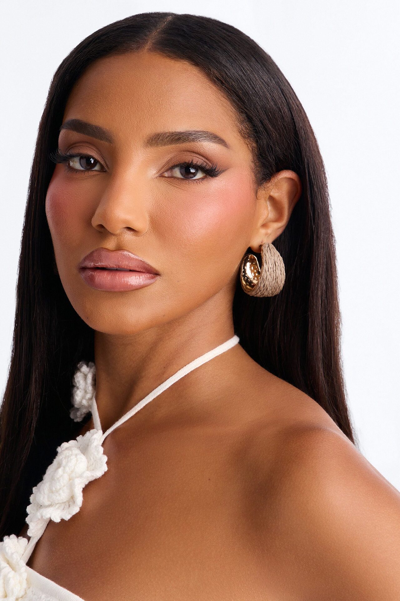 Tropic Weather Straw 3 Pair Earring Set - Multi Color