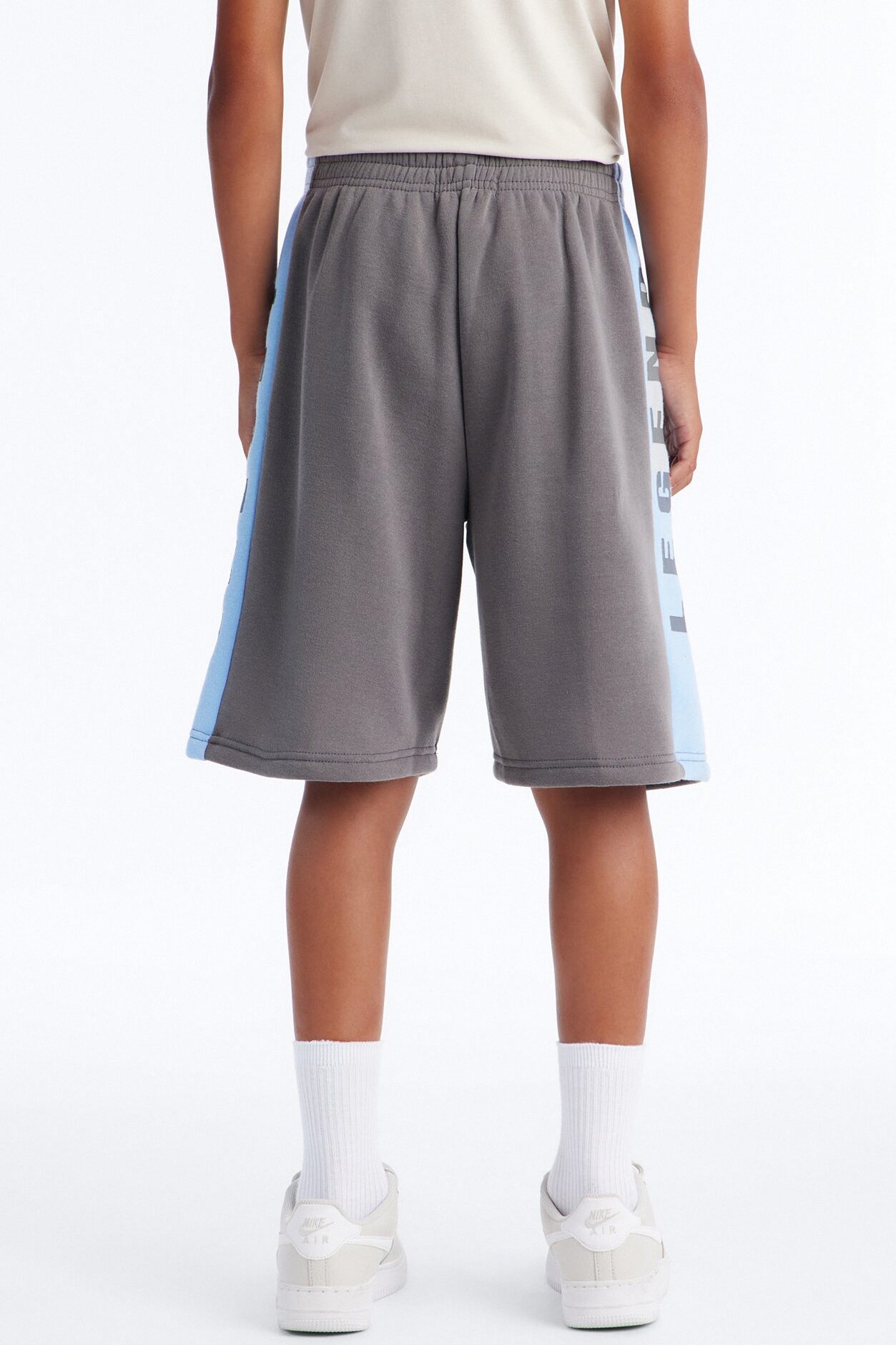Mini Make Way For the Legend Fleece Shorts - Grey/combo