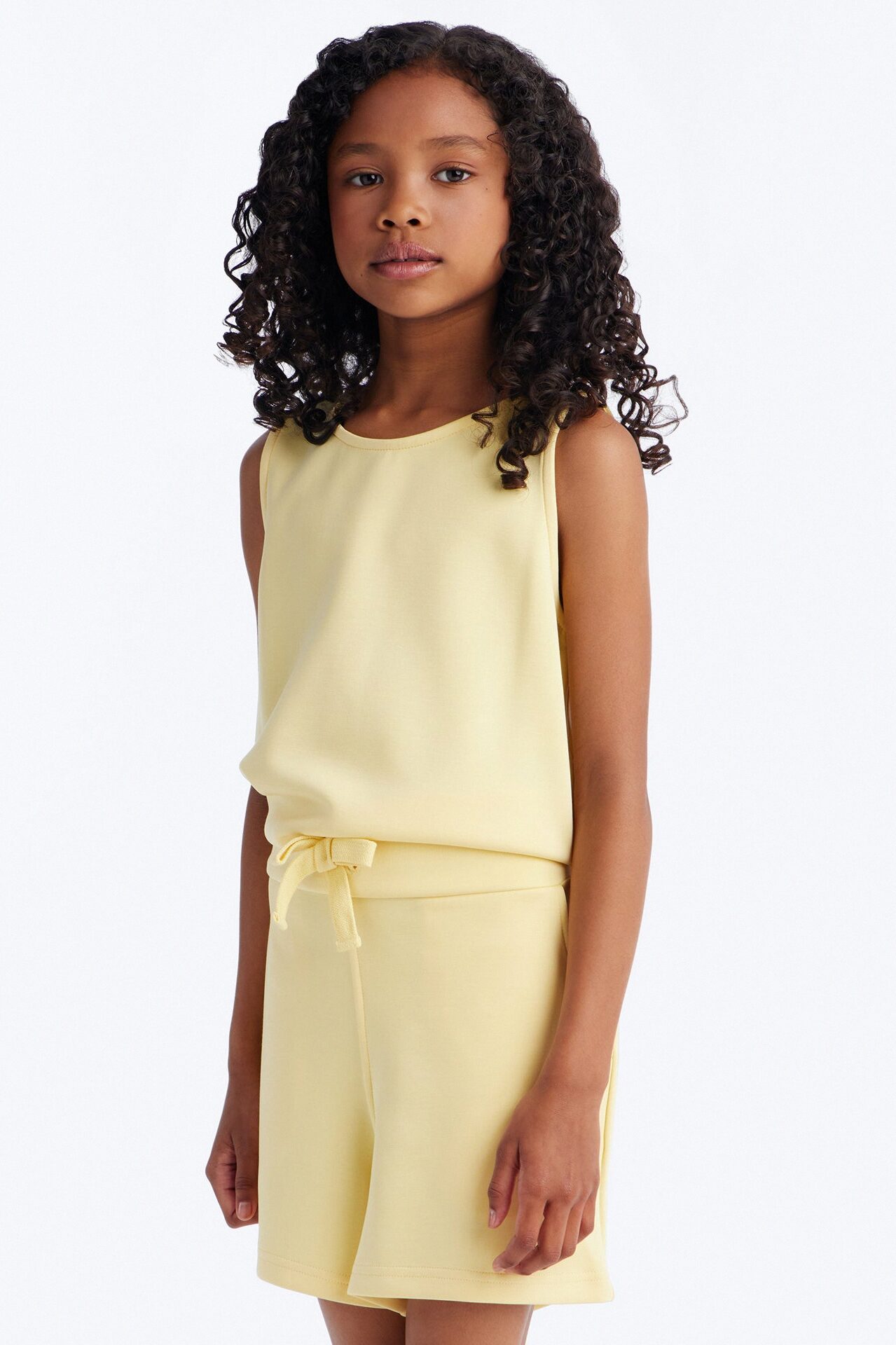 Mini A Sunny Day Romper - Butter Yellow