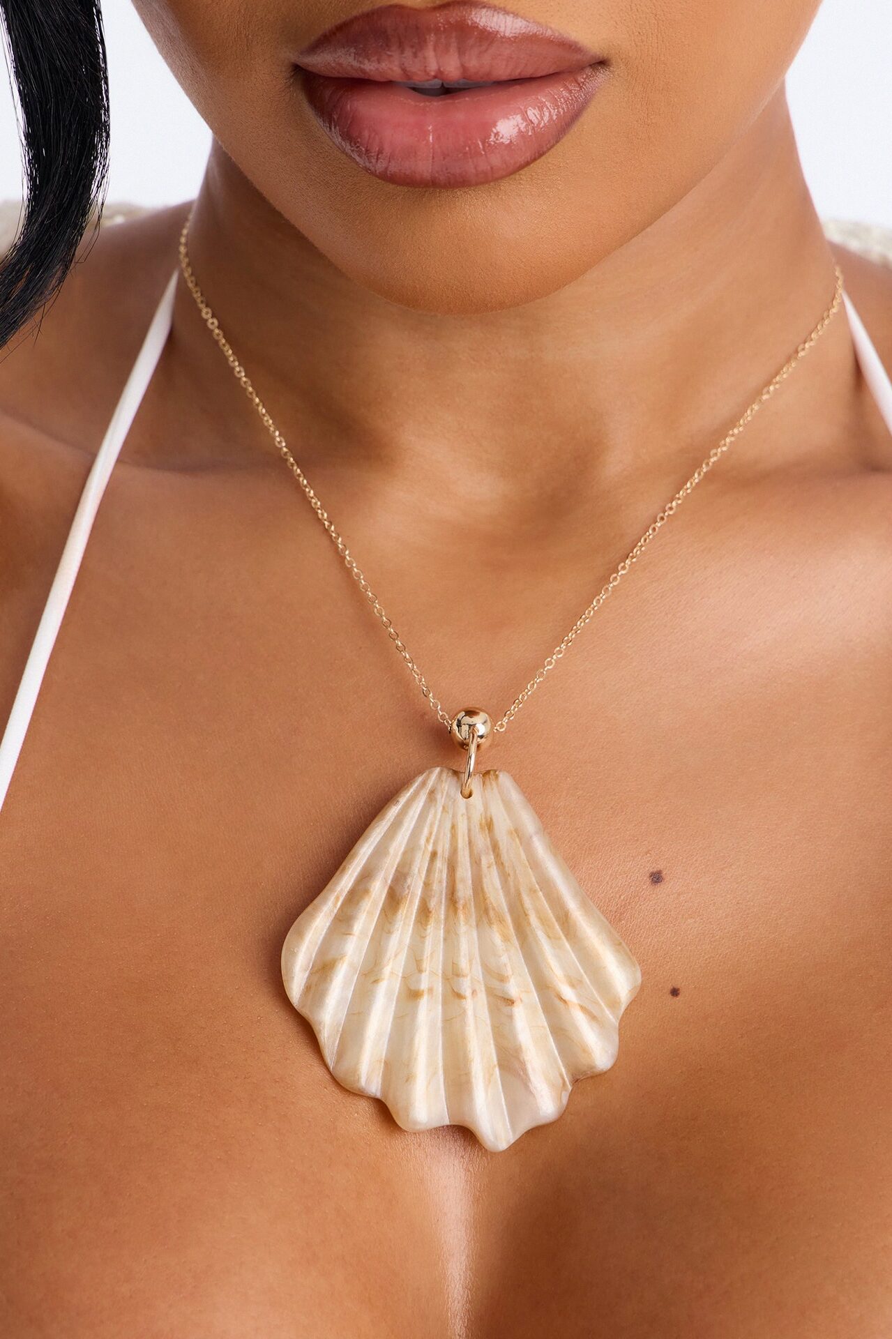 Ocean Soul Seashell Necklace - Ivory/combo