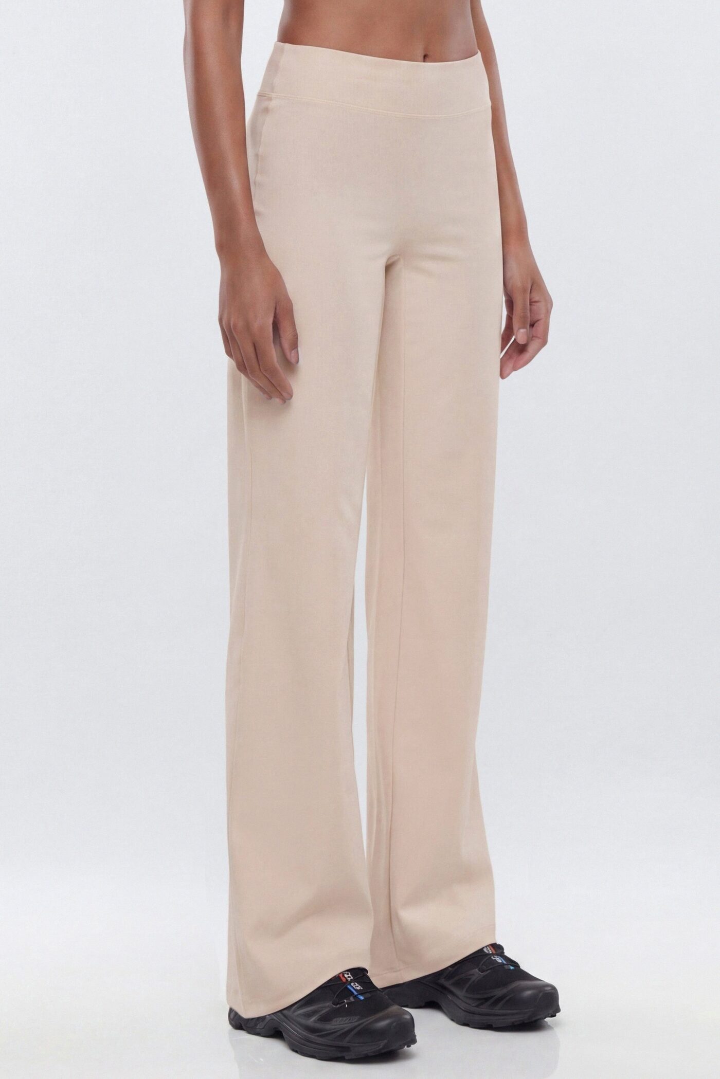 ButterSoft 34″ Mid Rise Straight Leg Active Pant - Oat Milk