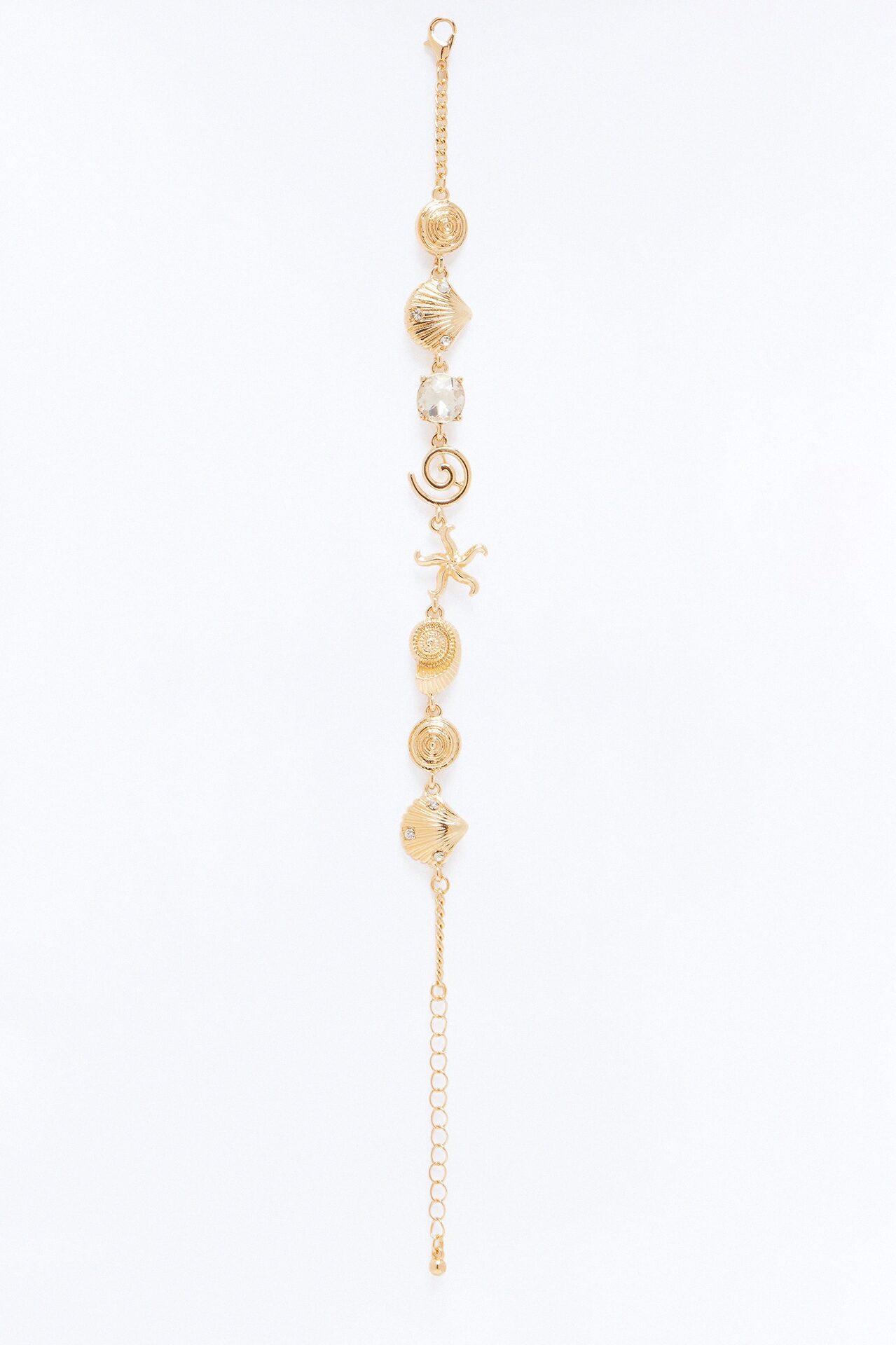 Tropicoast Seashell Anklet - Gold