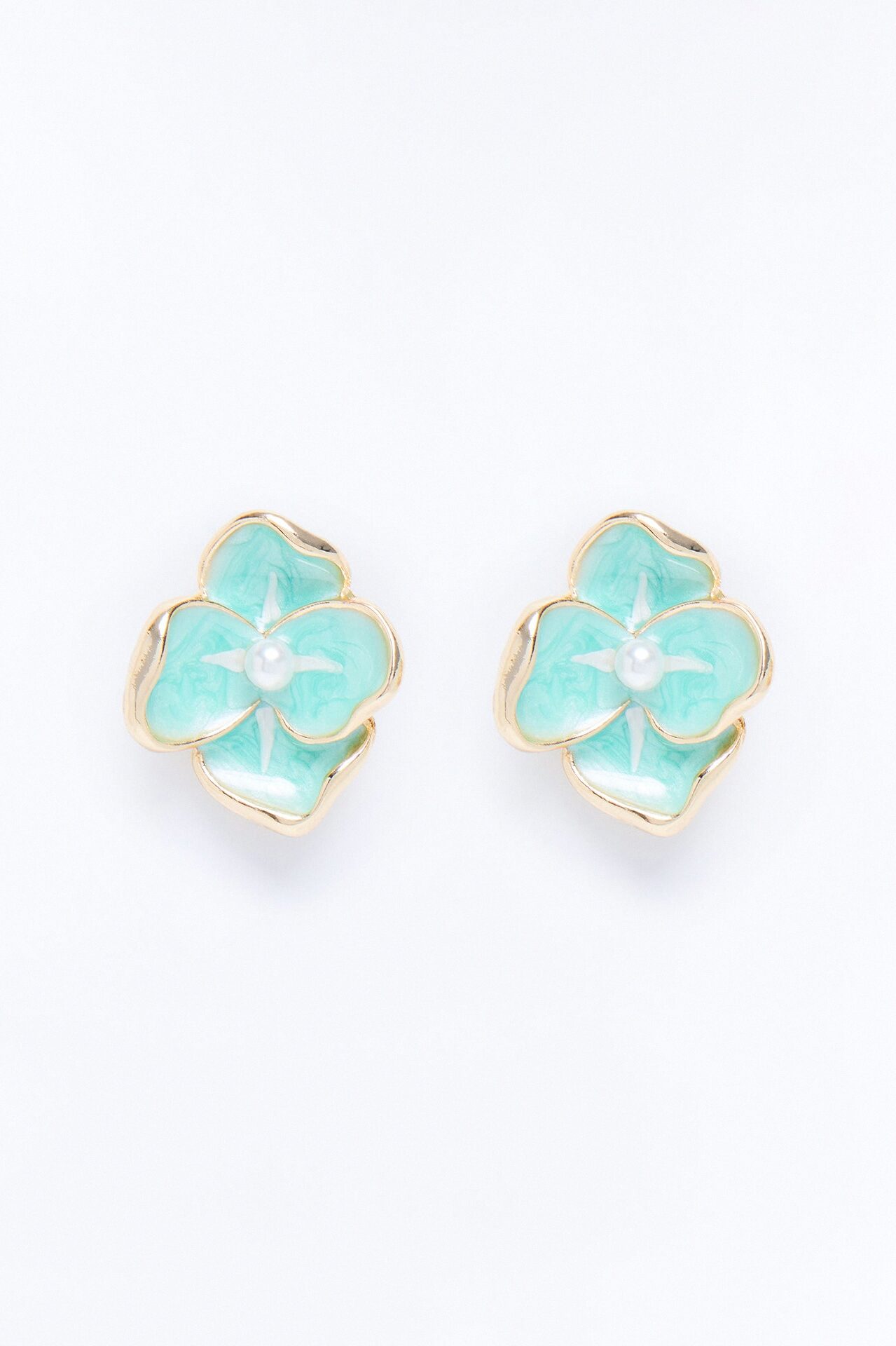 Your Darling Floral Earrings - Blue