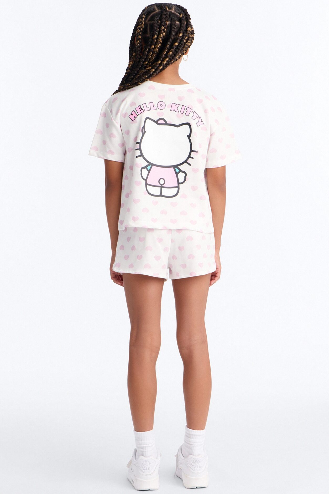 Mini Hello Kitty Bon Voyage Short Set - White/combo