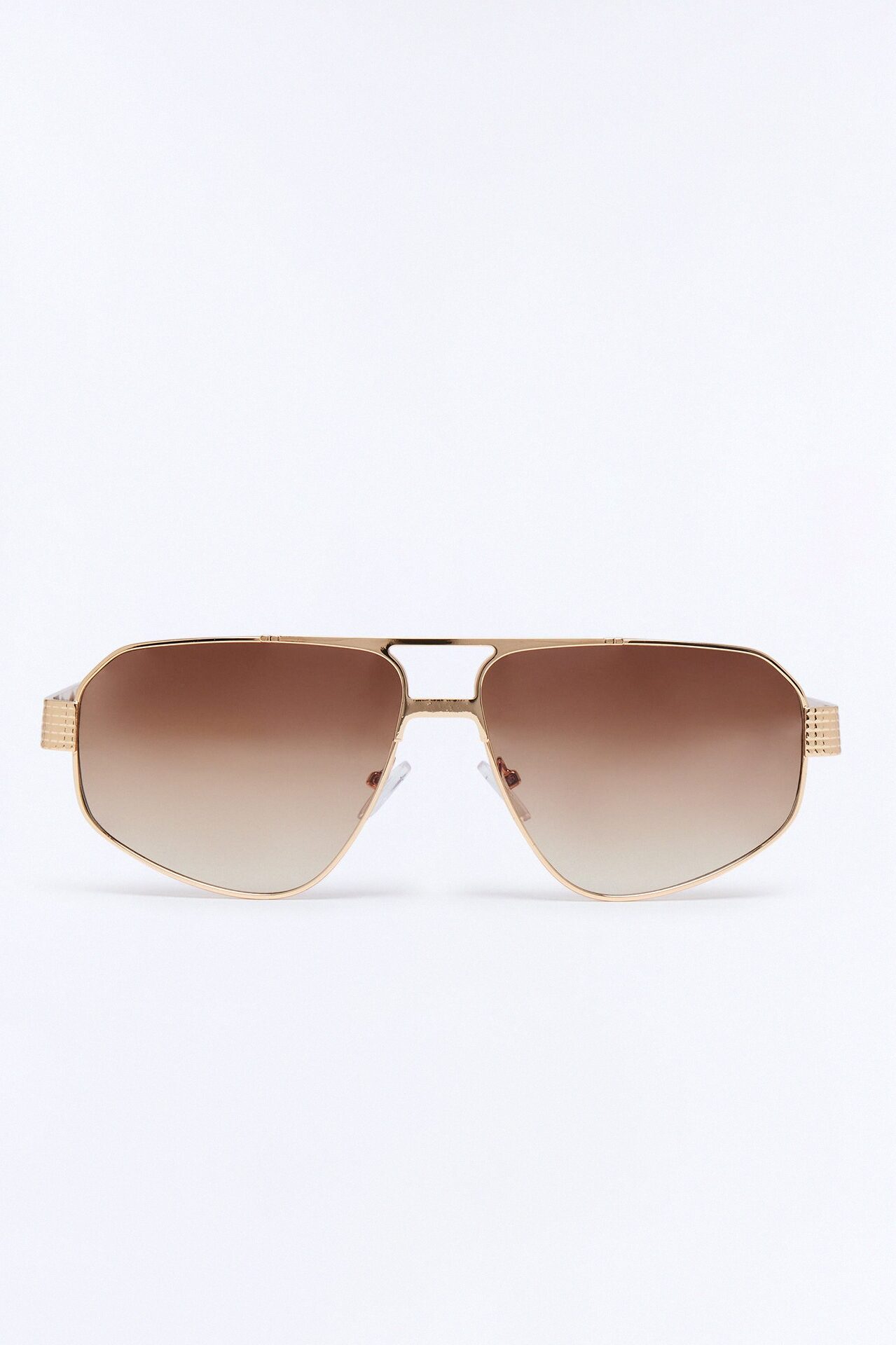 Escape Season Aviator Sunglasses - Rose Gold
