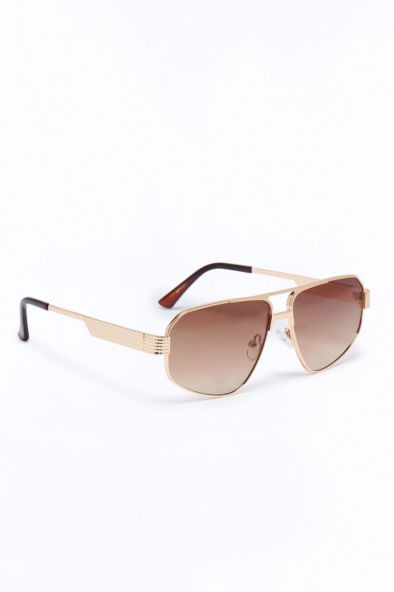 Escape Season Aviator Sunglasses - Rose Gold