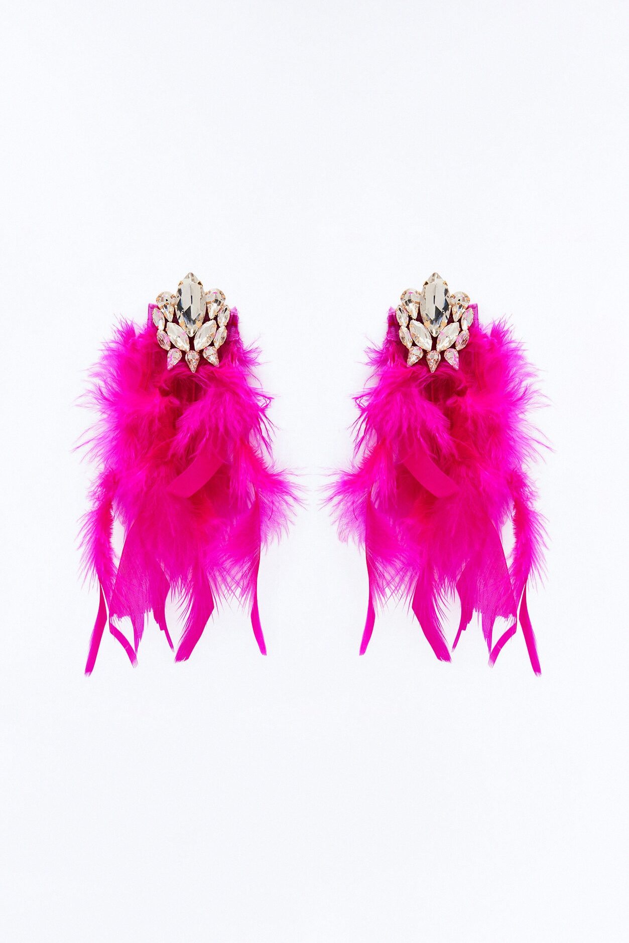 A Bird Of Eden Earrings - Pink
