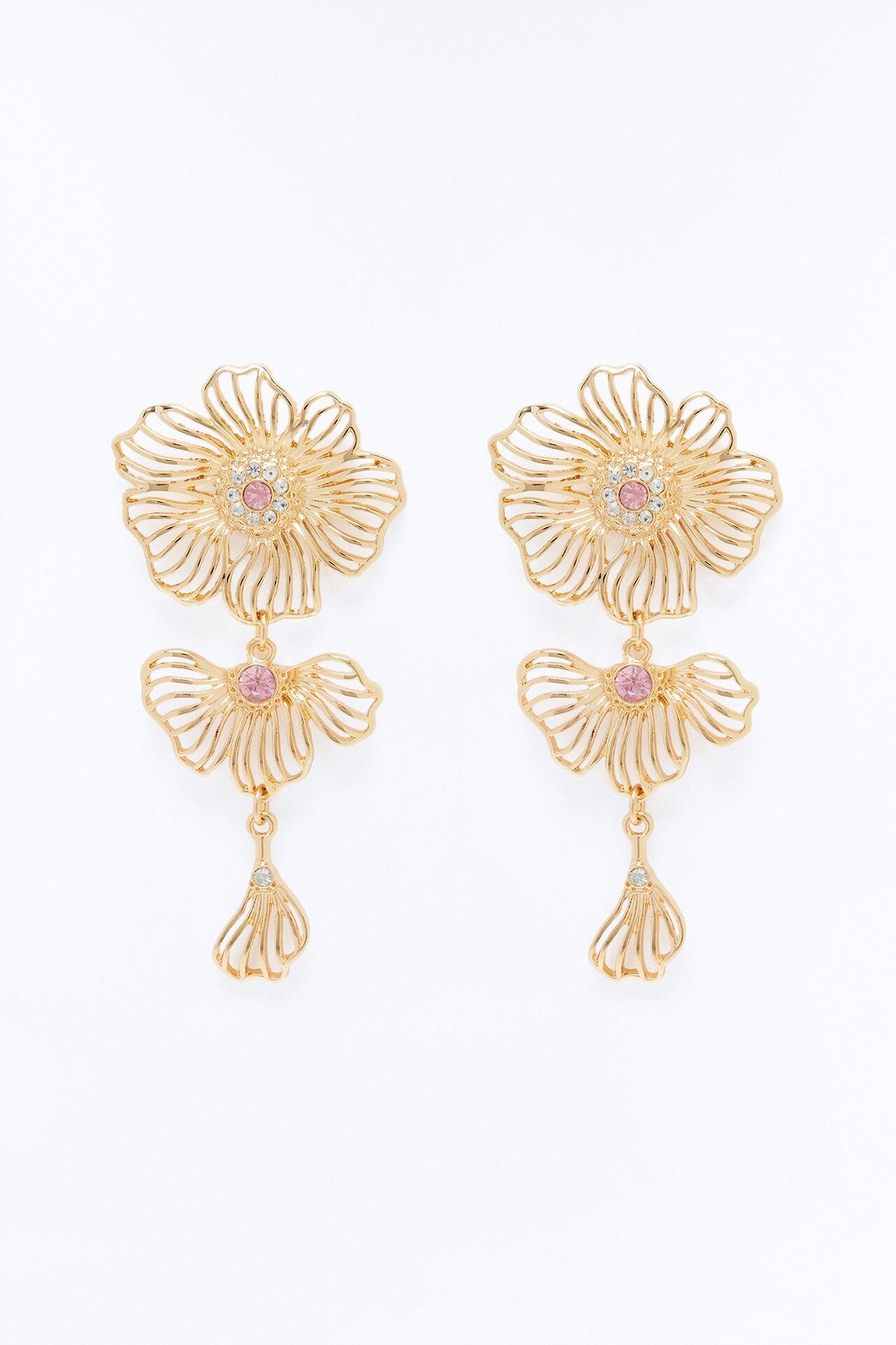 Poppy Fields Earrings - Pink