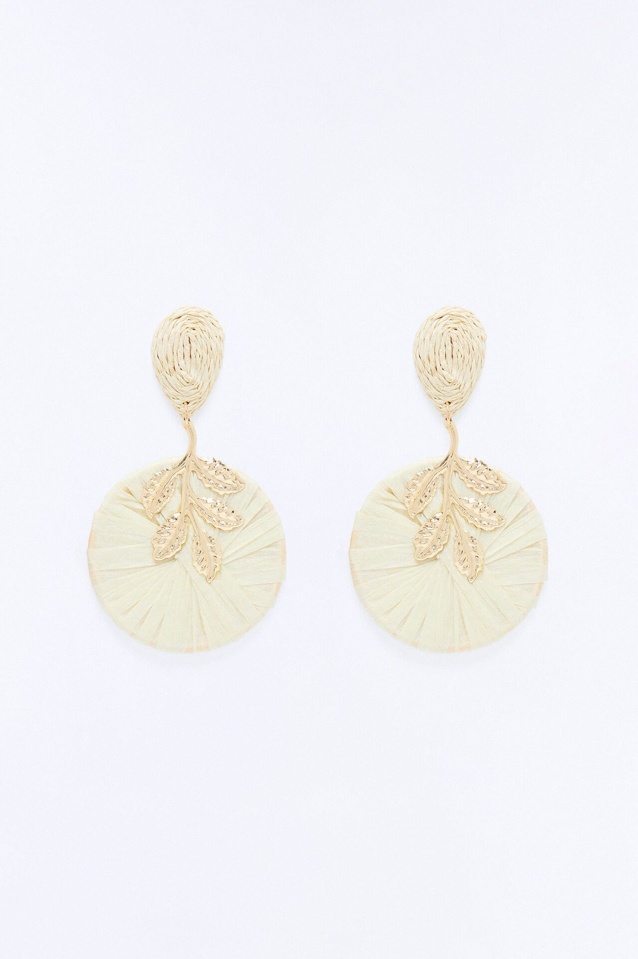 Sunny Bloom Floral Earrings - Ivory/combo