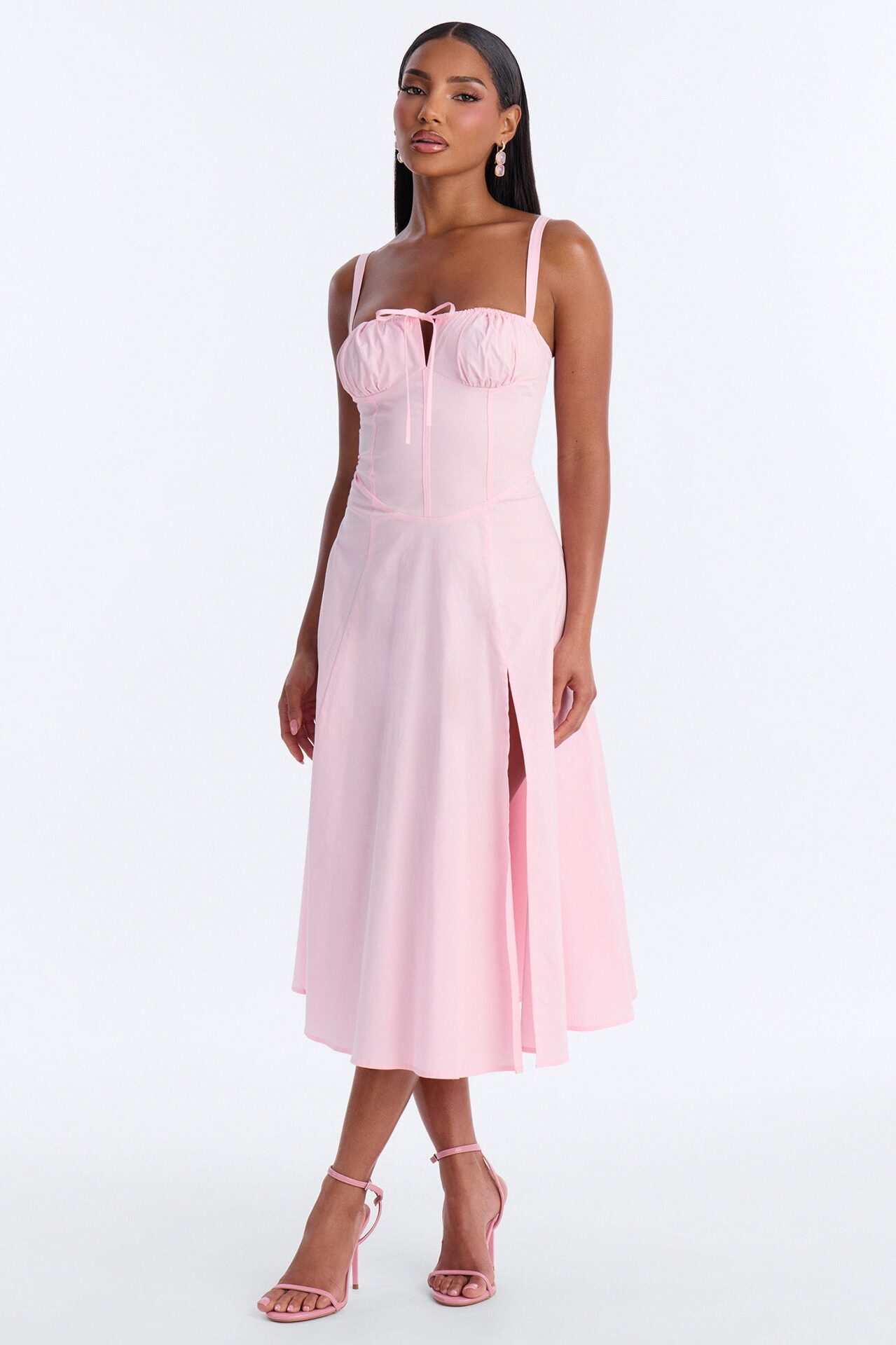 Juniper Midi Dress - Light Pink