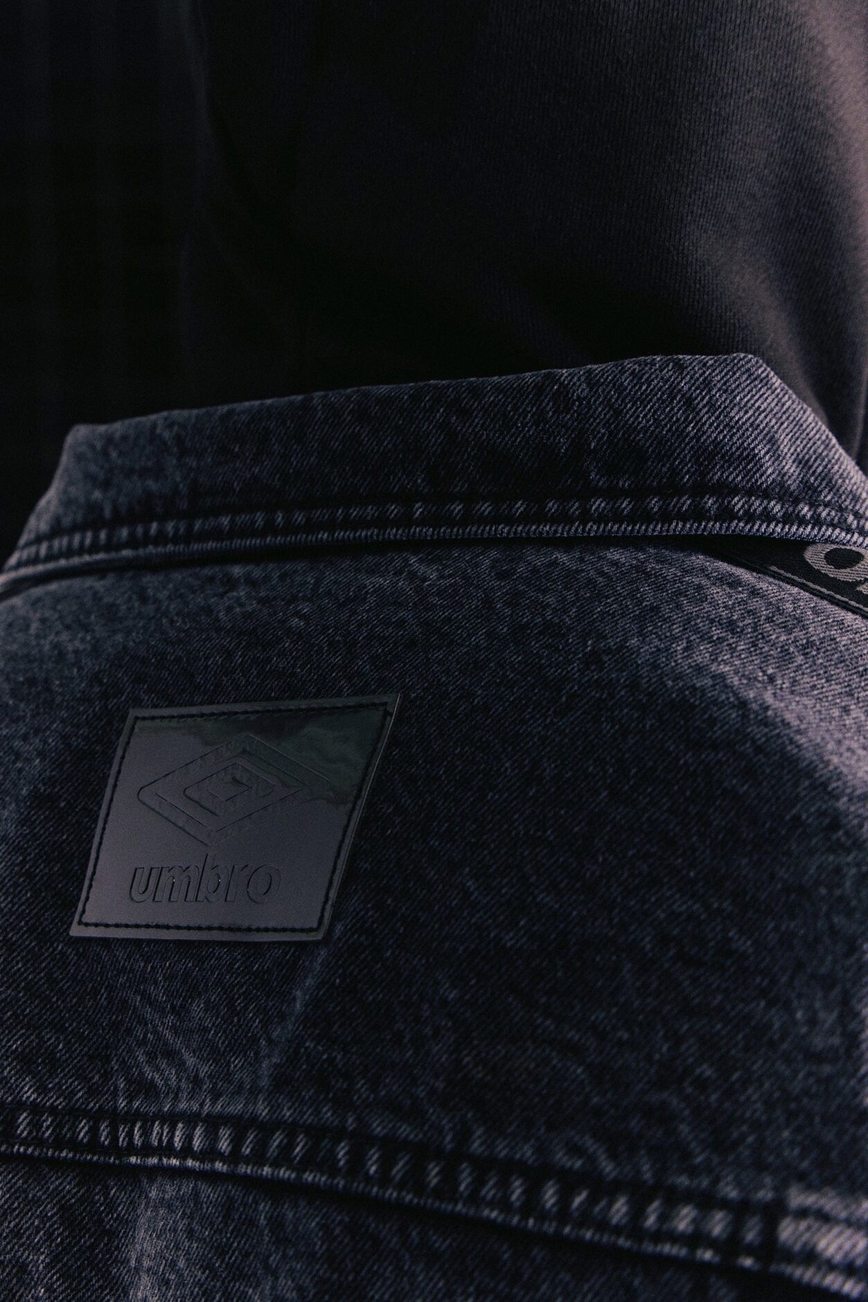 Umbro Classic Denim Trucker Jacket - Black Wash