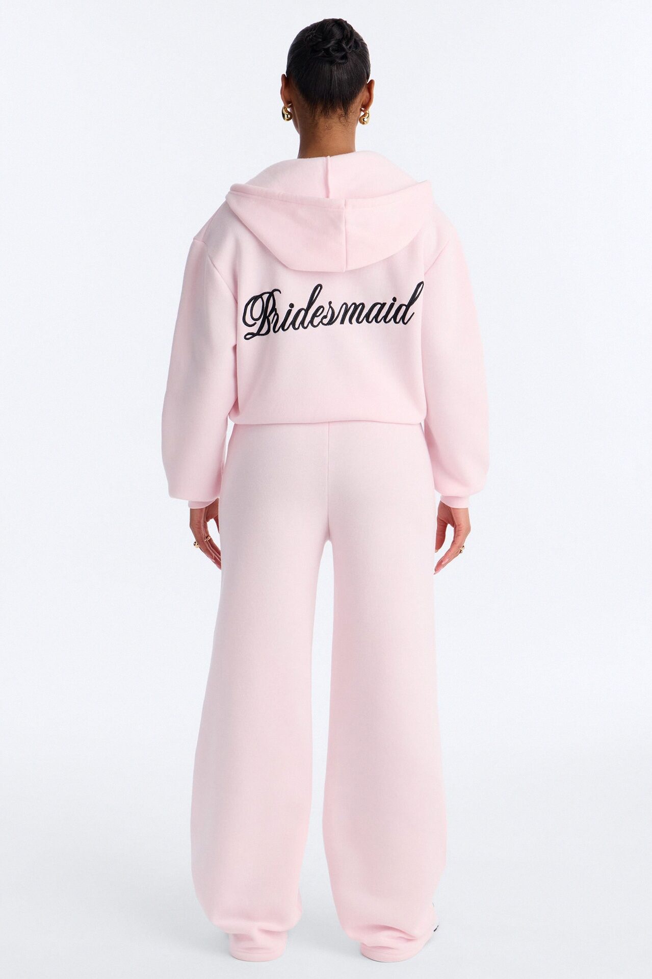 Bridesmaids Only Fleece Pant Set - Light Pink