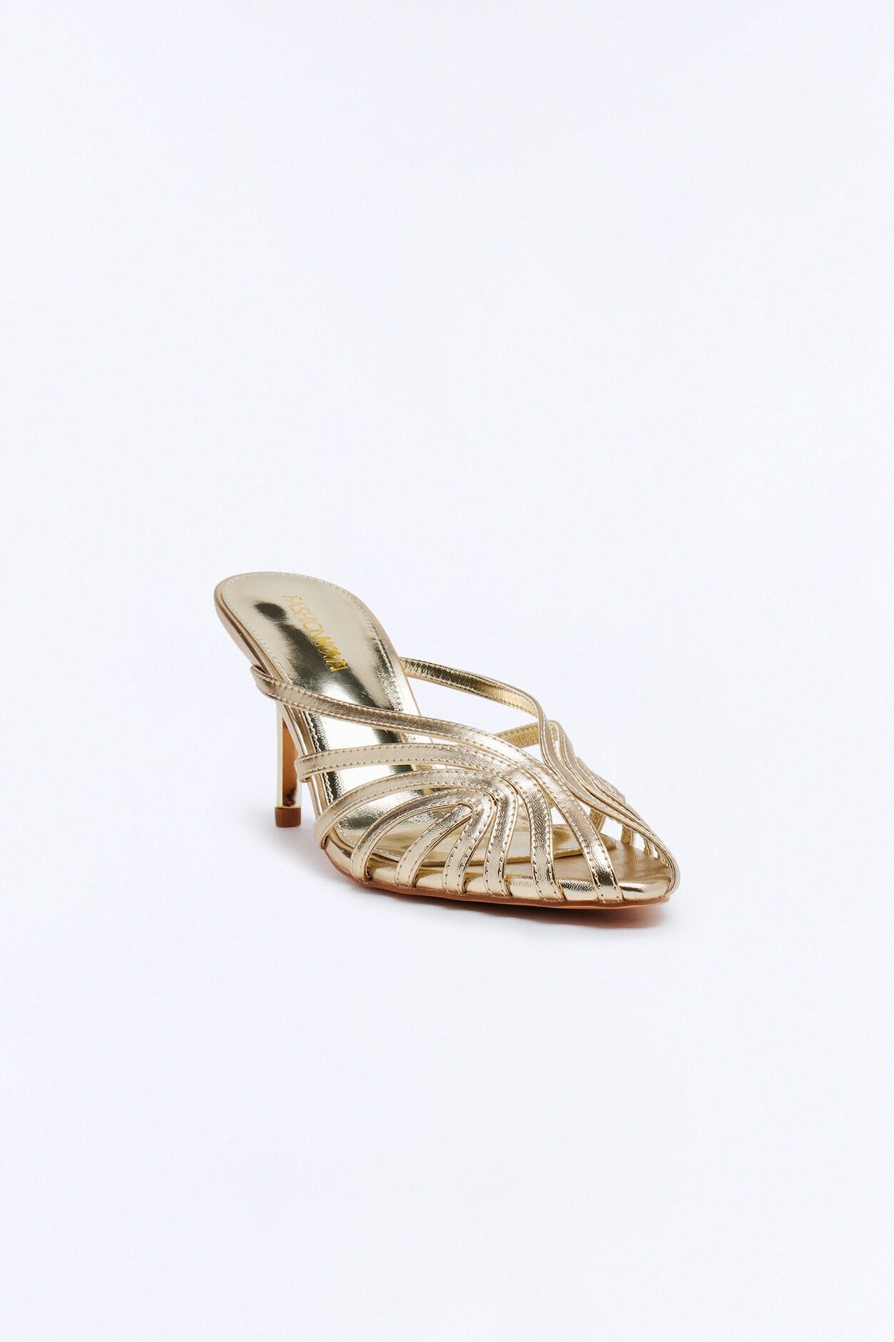 Larken Stiletto Pumps - Gold