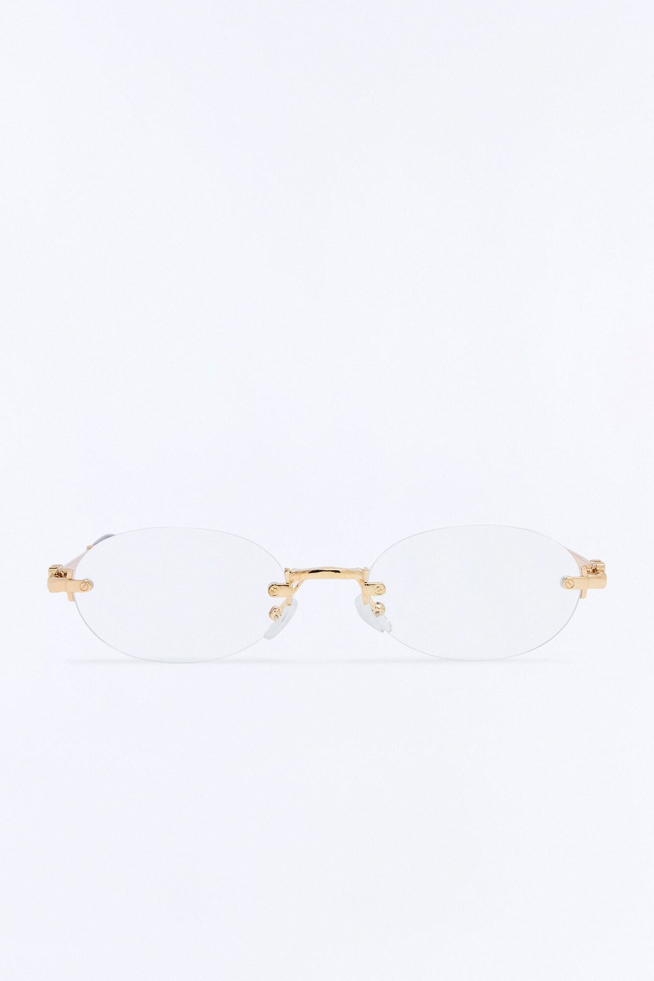 Silent Orbit Circular Sunglasses - Gold